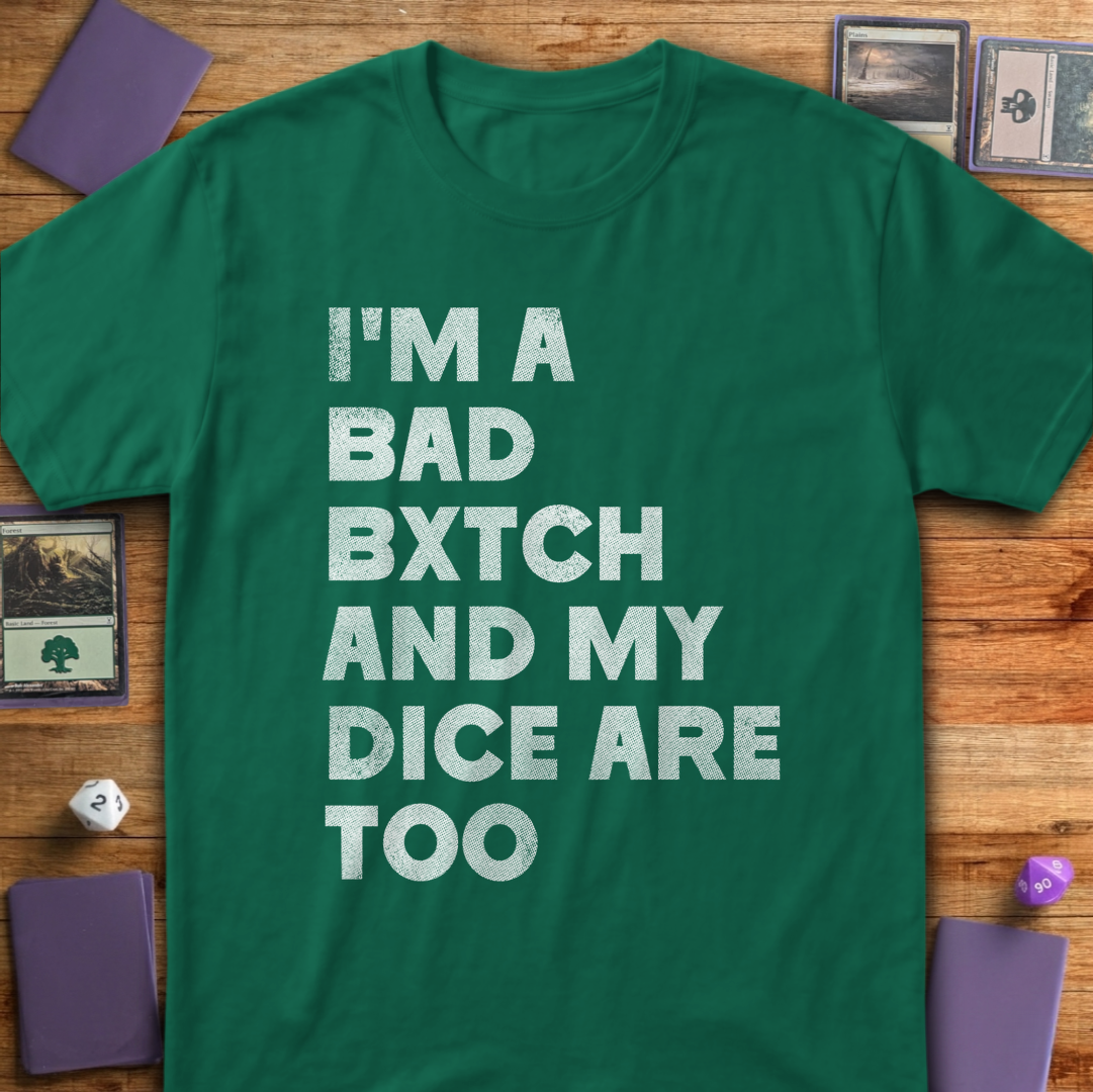 Bad Bxtch Dice - Kelly Green