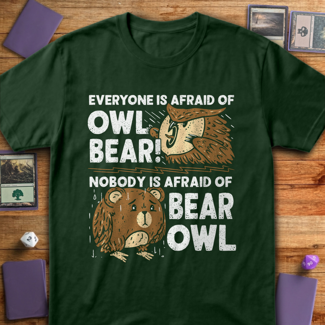 Bear Owl - Forest Green