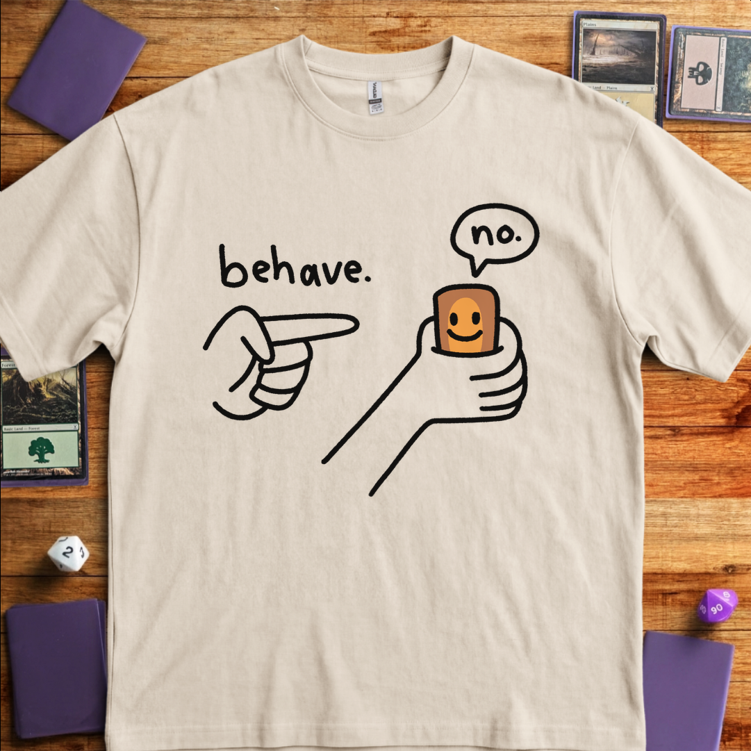 Behave Card - Sand