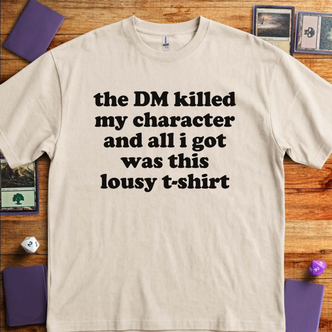 The DM Killed My Character - Sand