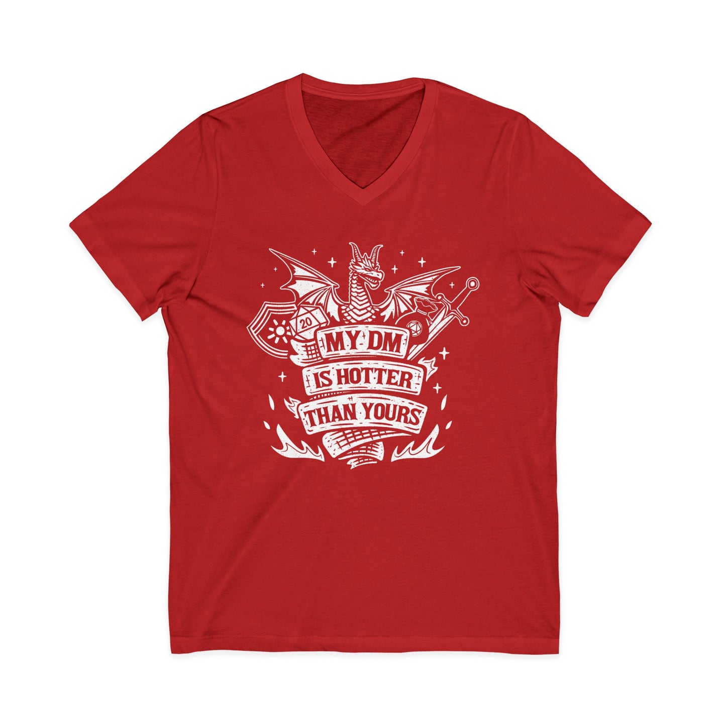 My DM is Hotter V-Neck Tee