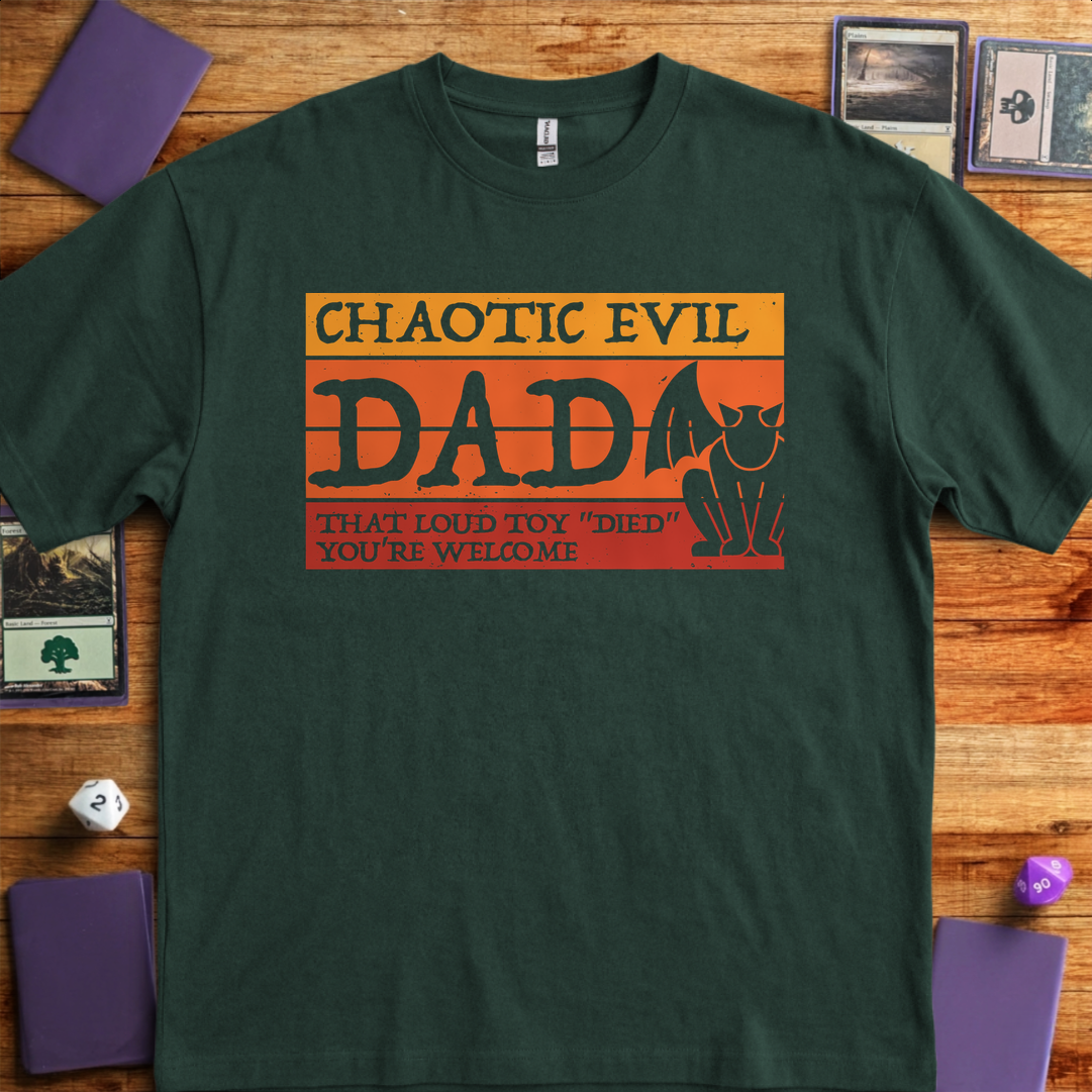 Chaotic Evil Dad - Forest Green