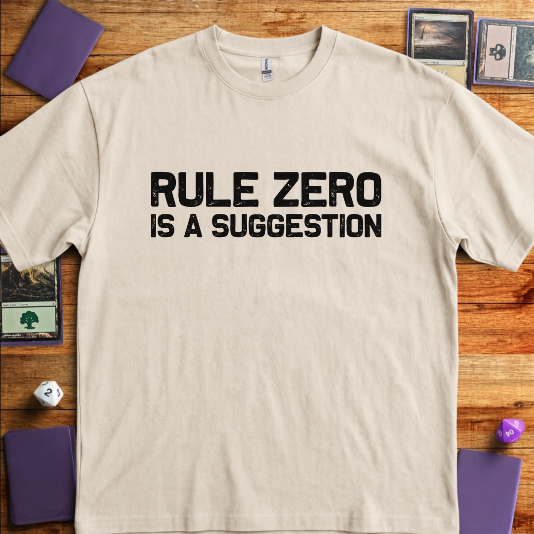 Rule Zero Is a Suggestion - Sand