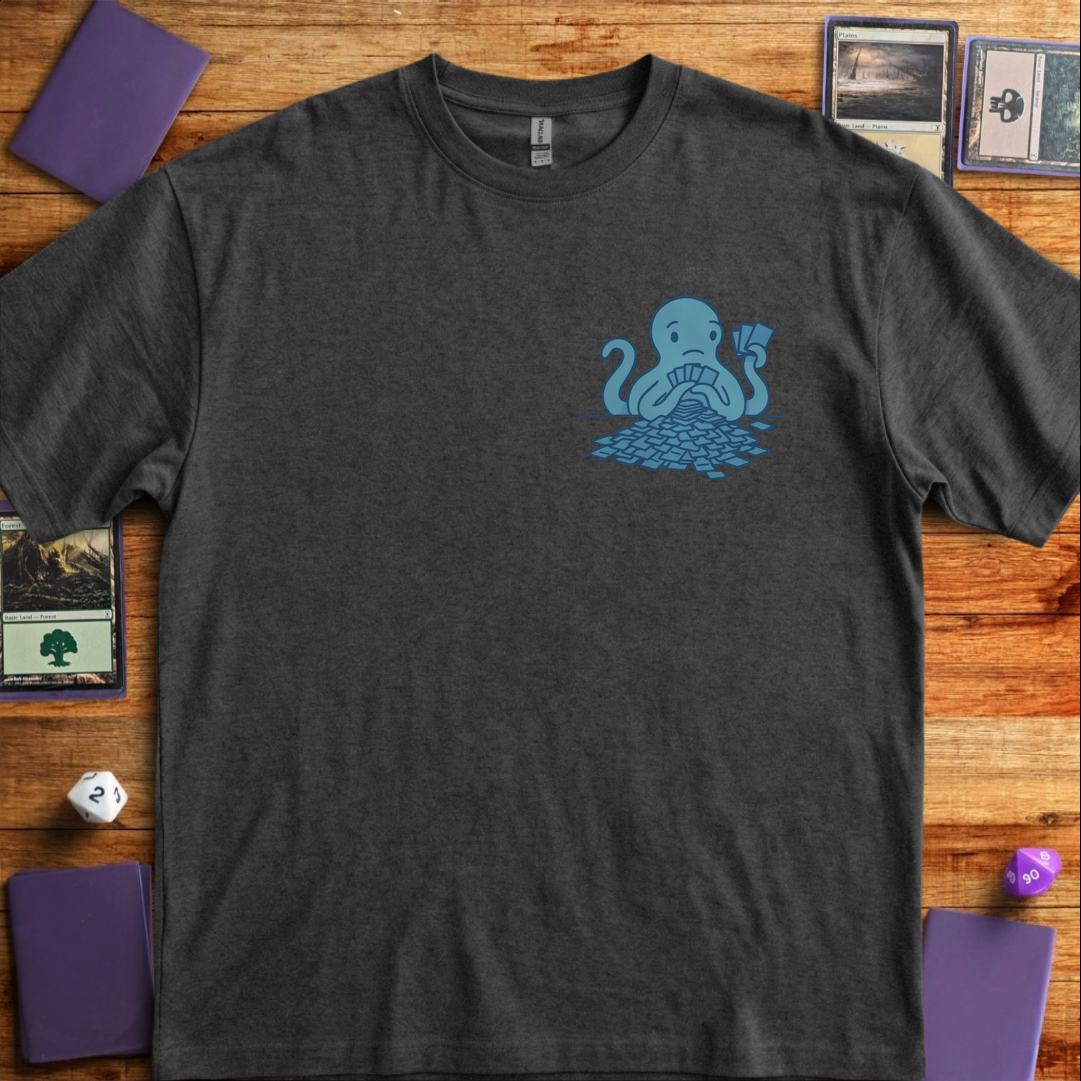 Casual Deck Pocket Print - Dark Heather Grey