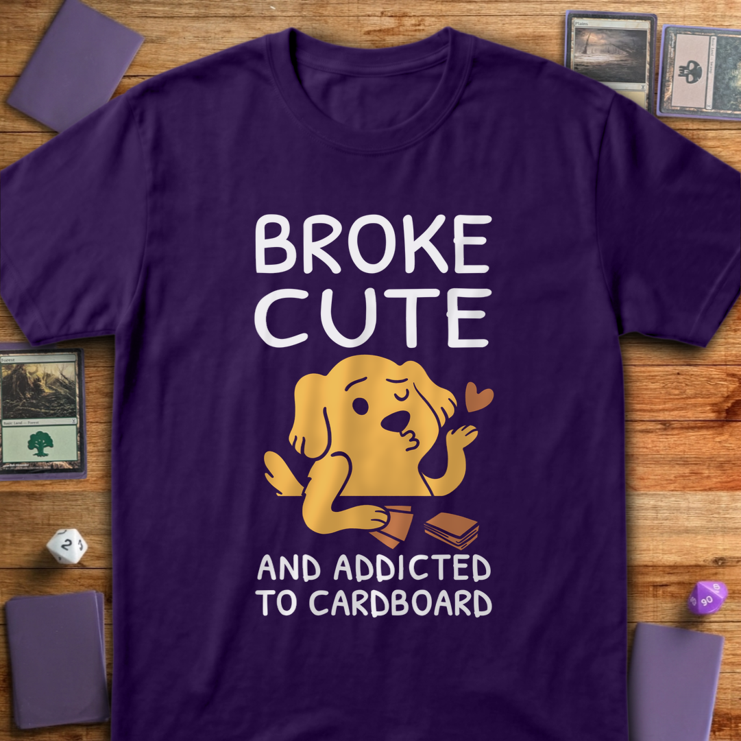Broke Cute Addicted - Purple