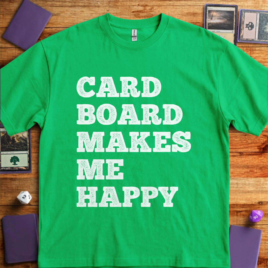 Cardboard Makes Me Happy - Kelly Green