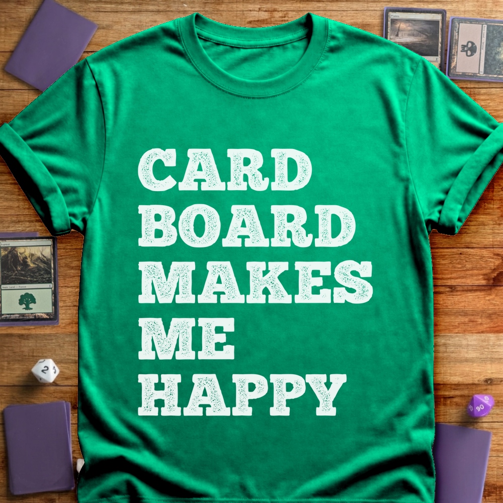 Cardboard Makes Me Happy - Kelly Green