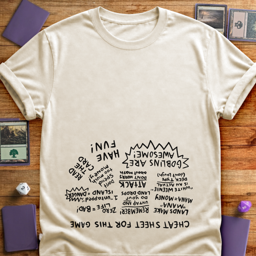 Cheat Sheet for This Game - An Upside Down Design - Sand