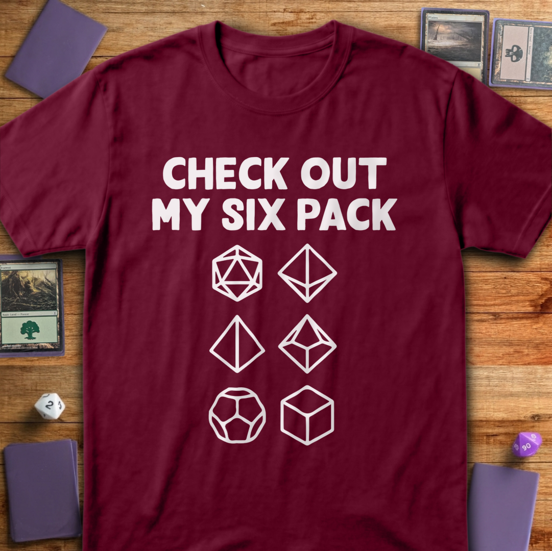 Check Out My Six Pack - Maroon