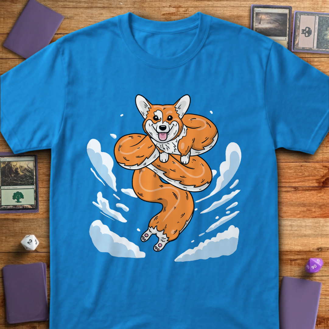 Dragon Corgi T-Shirt - Sapphire