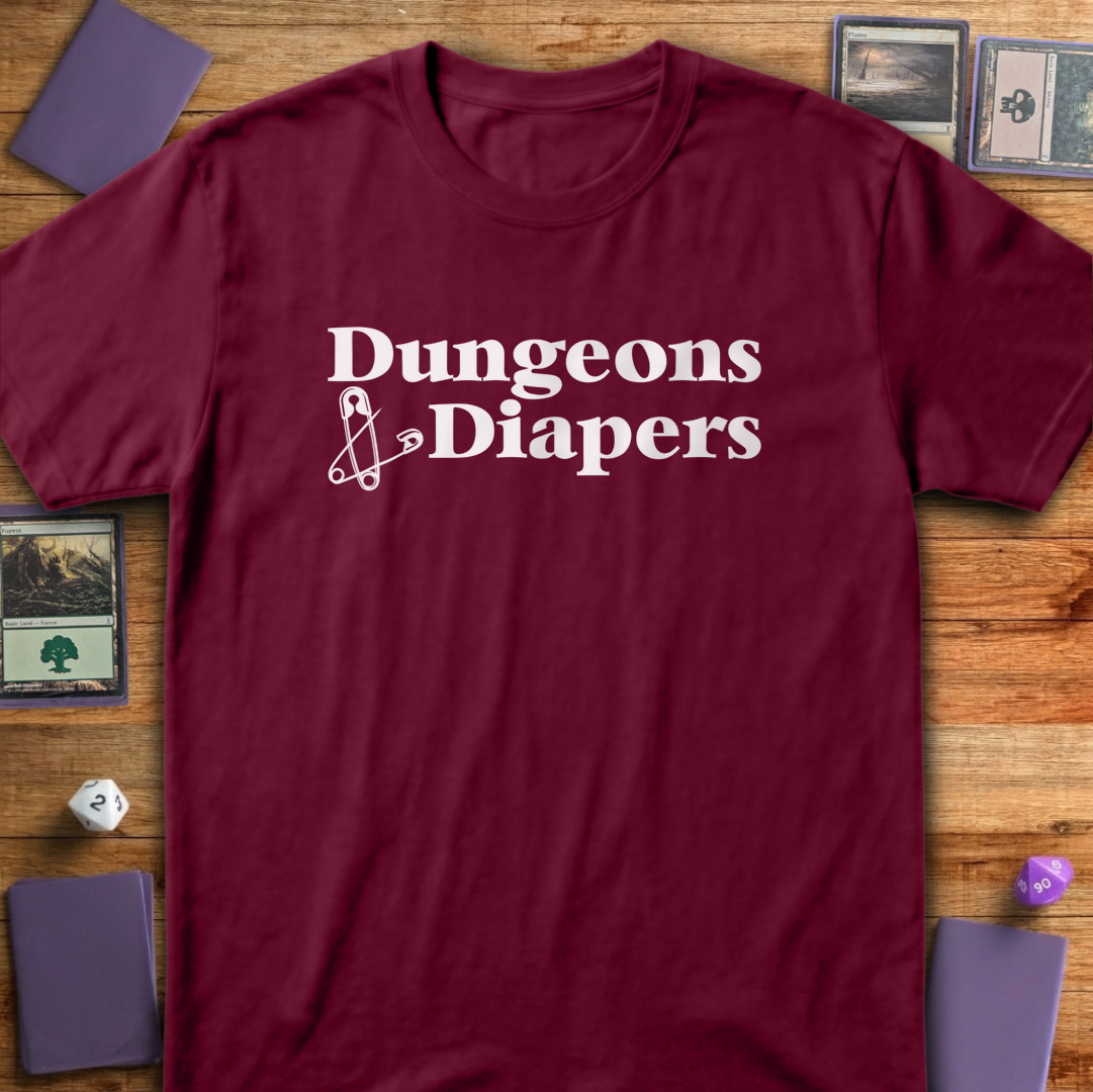 Dungeons and Diapers - Maroon