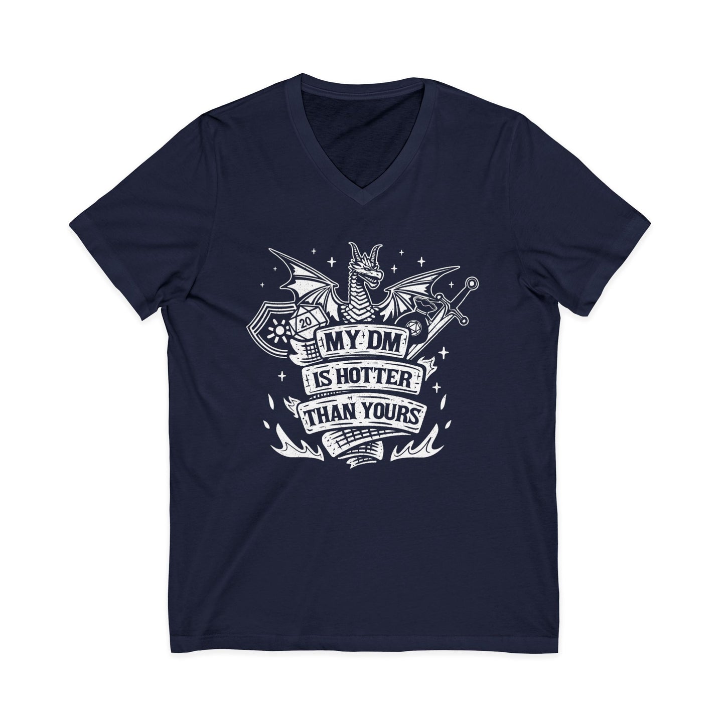 My DM is Hotter V-Neck Tee