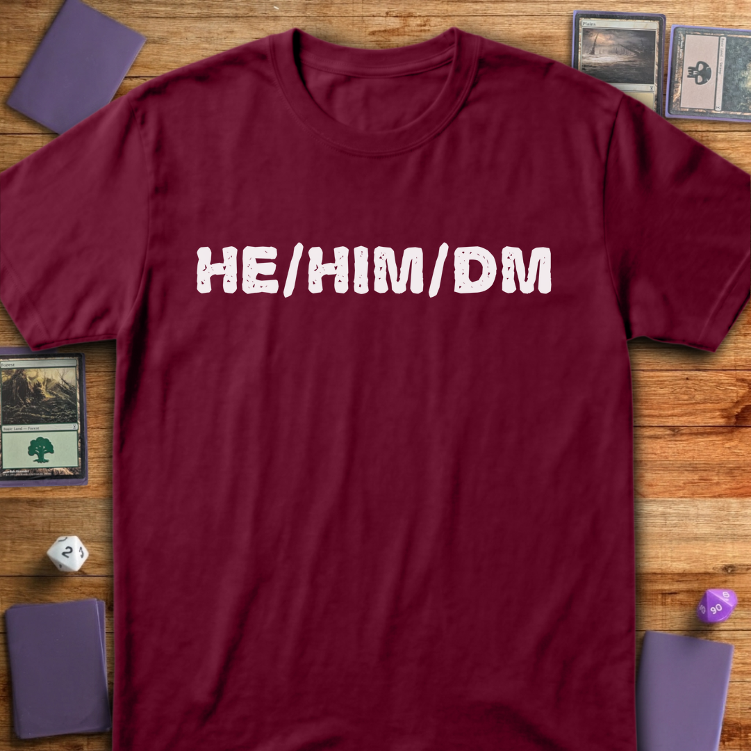 He Him DM - Maroon
