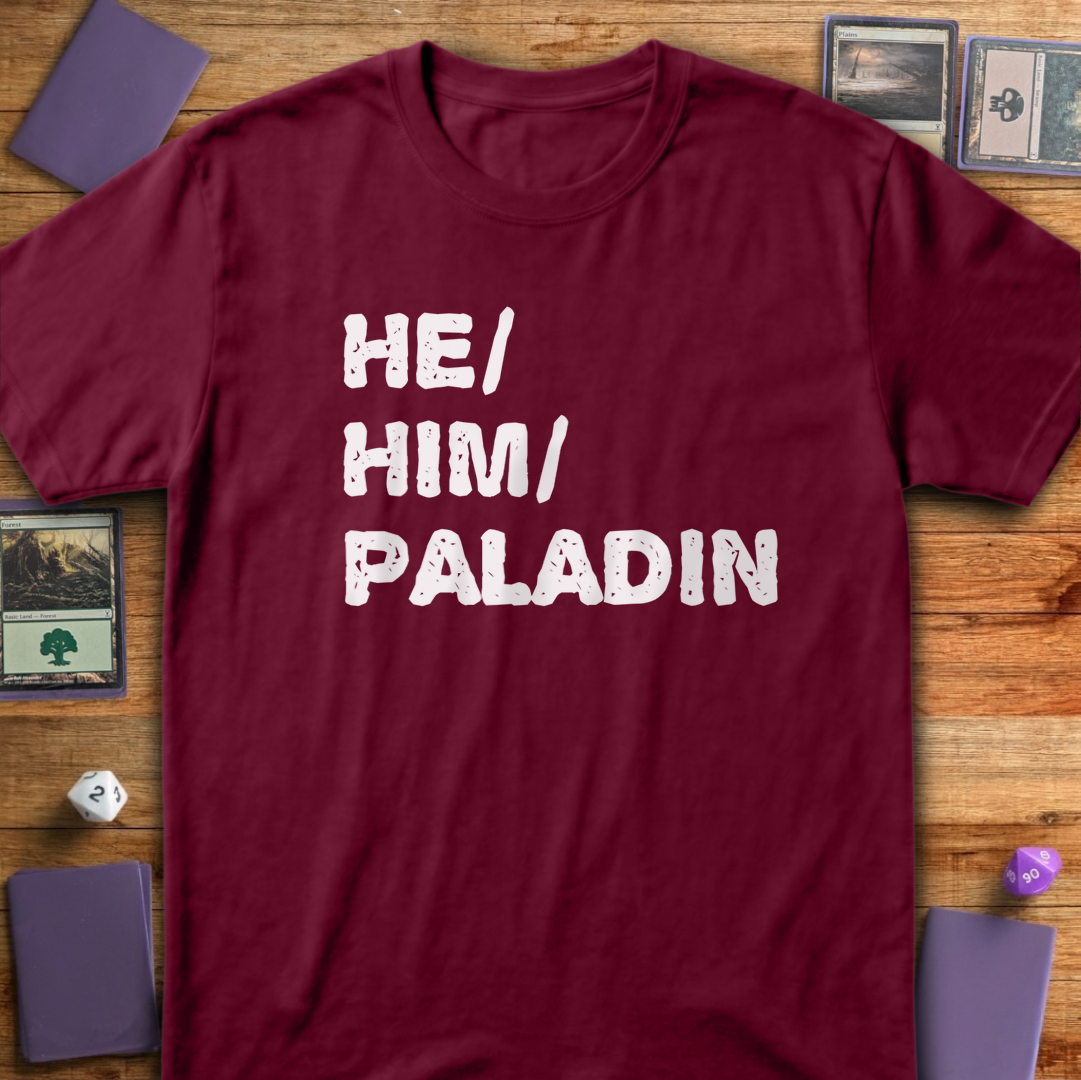 He Him Paladin - Maroon