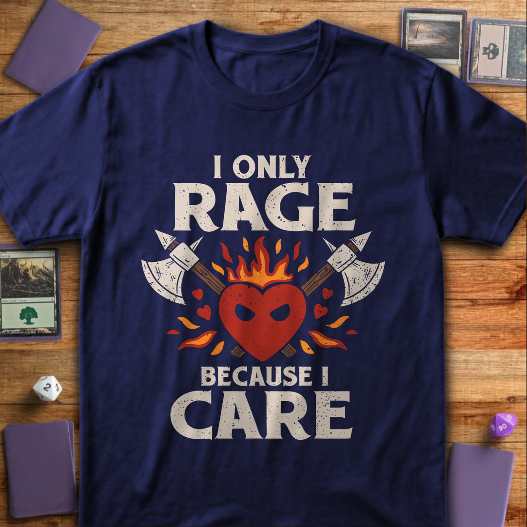 I Only Rage Because I Care - Navy