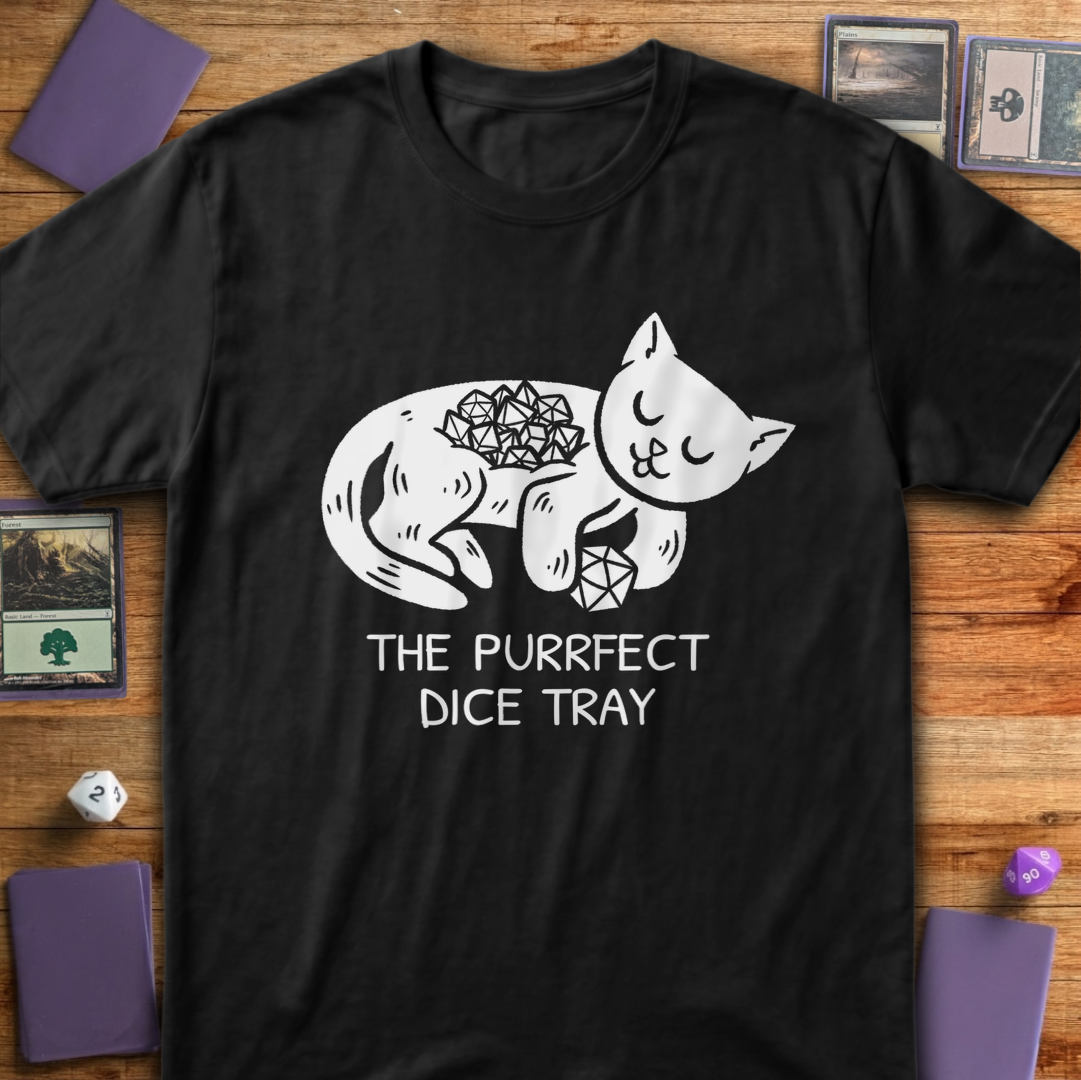 Purrfect Dice Tray - Black