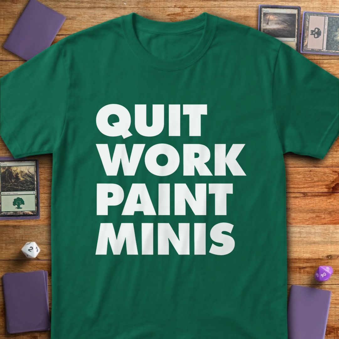 Quit Work Paint Minis - Kelly Green