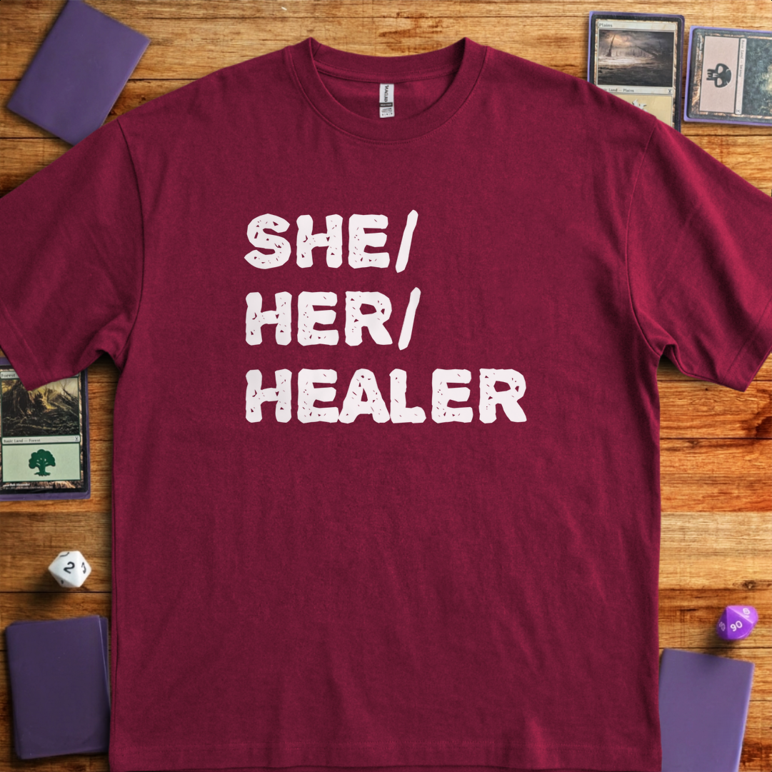 She Her Healer - Maroon