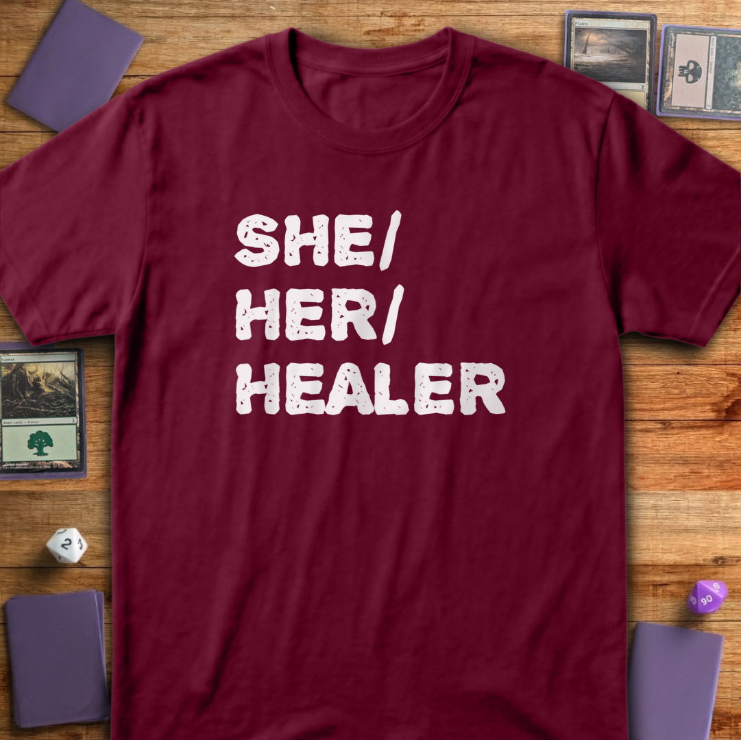 She Her Healer - Maroon