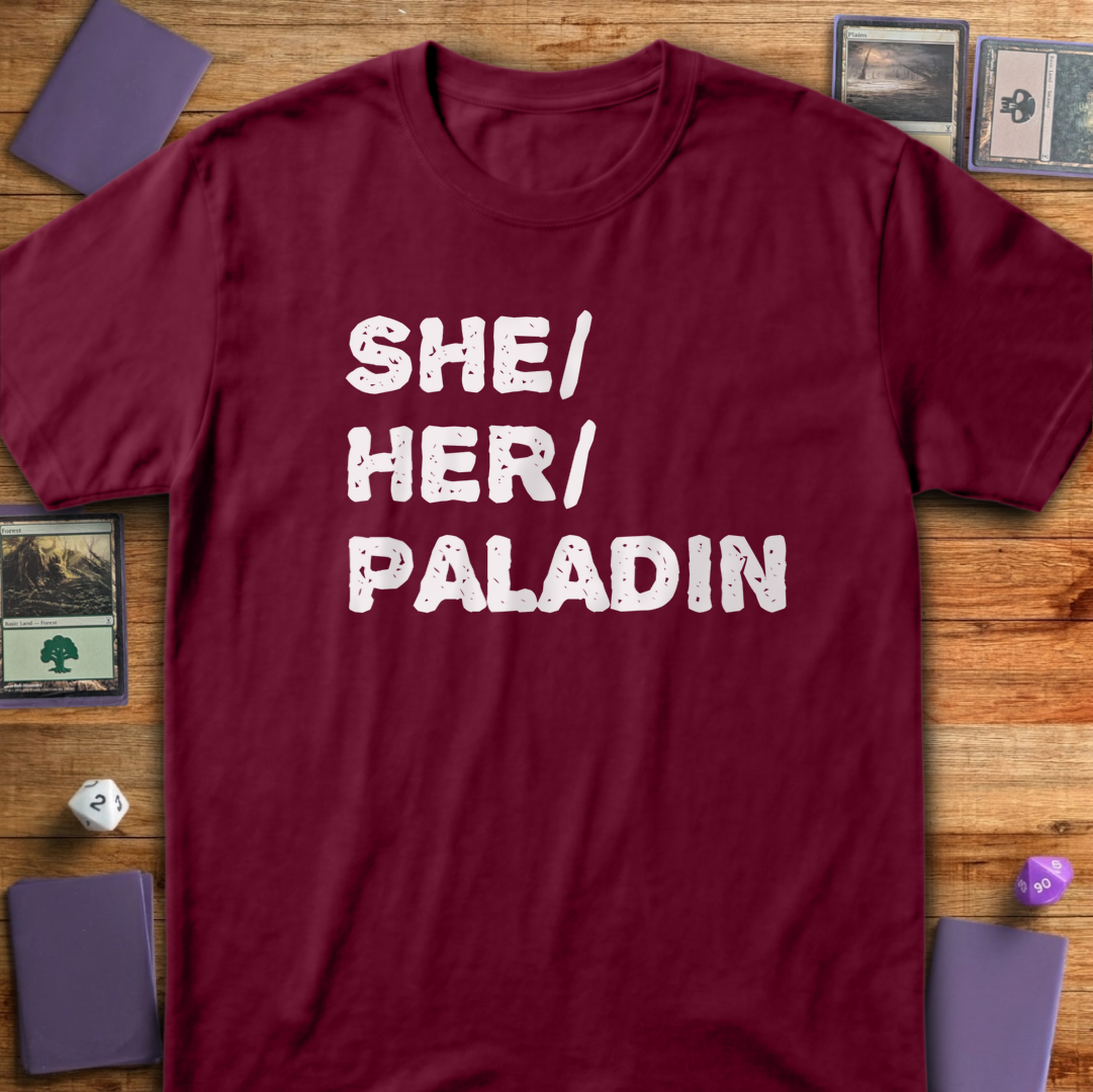 She Her Paladin - Maroon