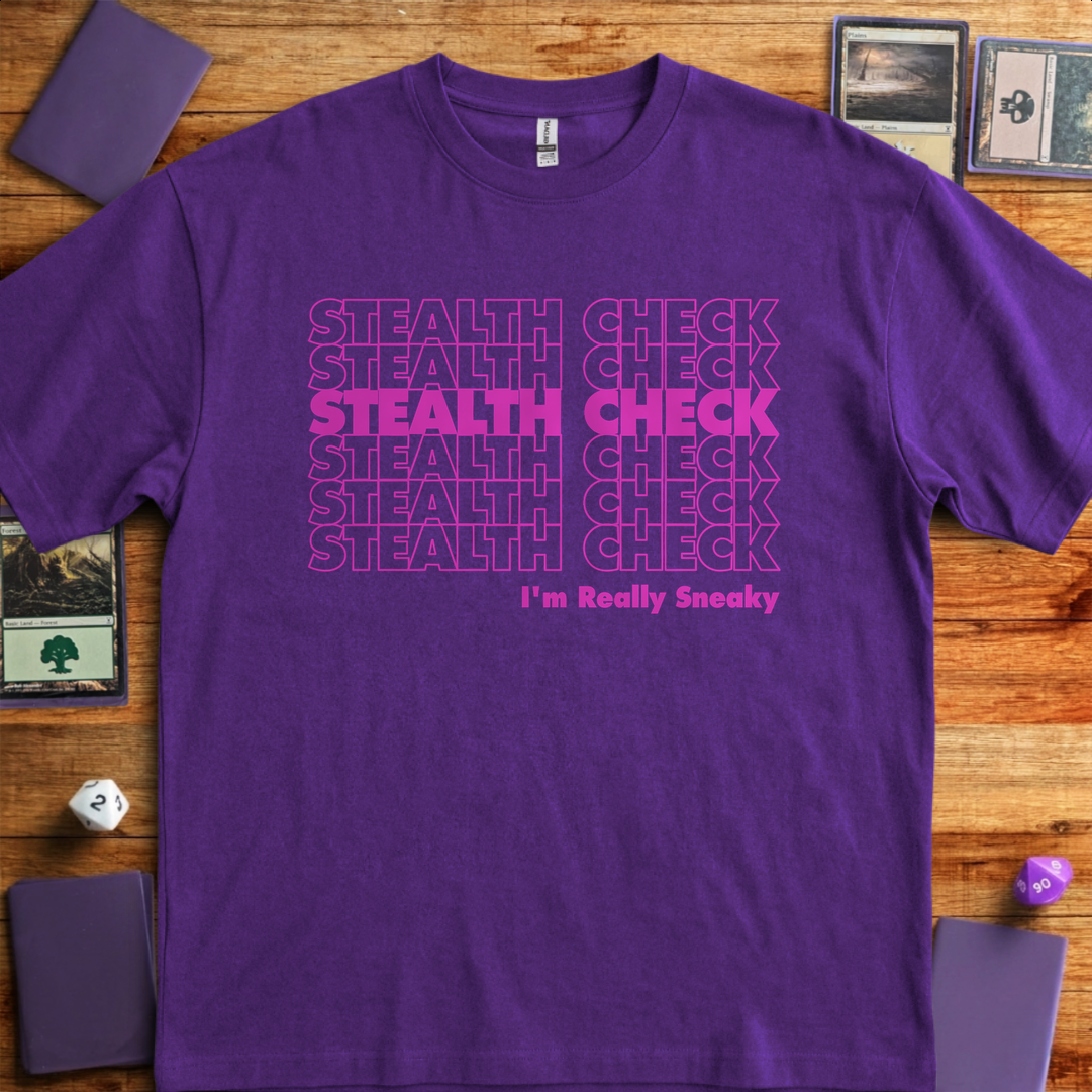 Stealth Check Stealth Check - Purple