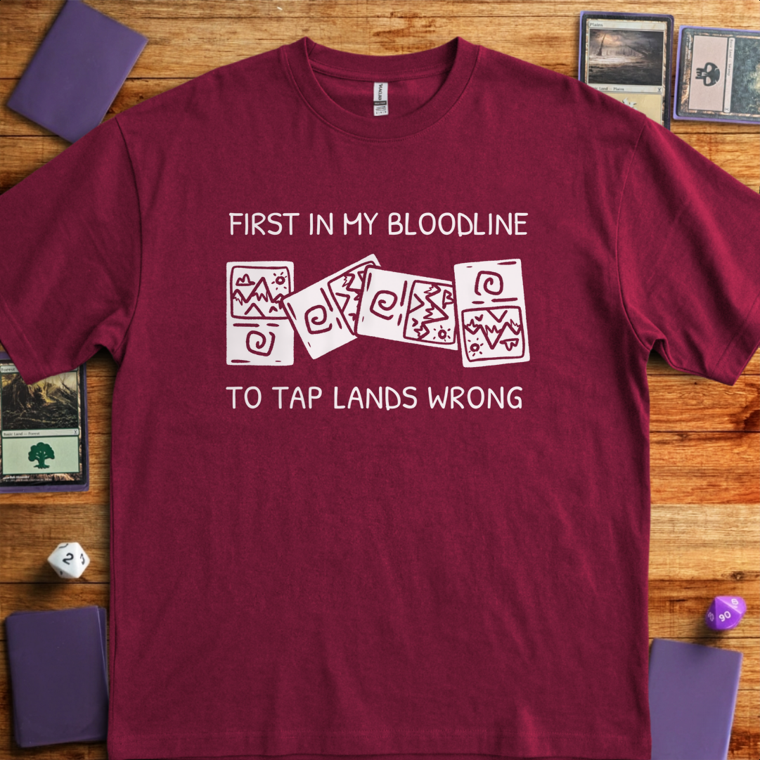 Tap Lands Wrong - Maroon
