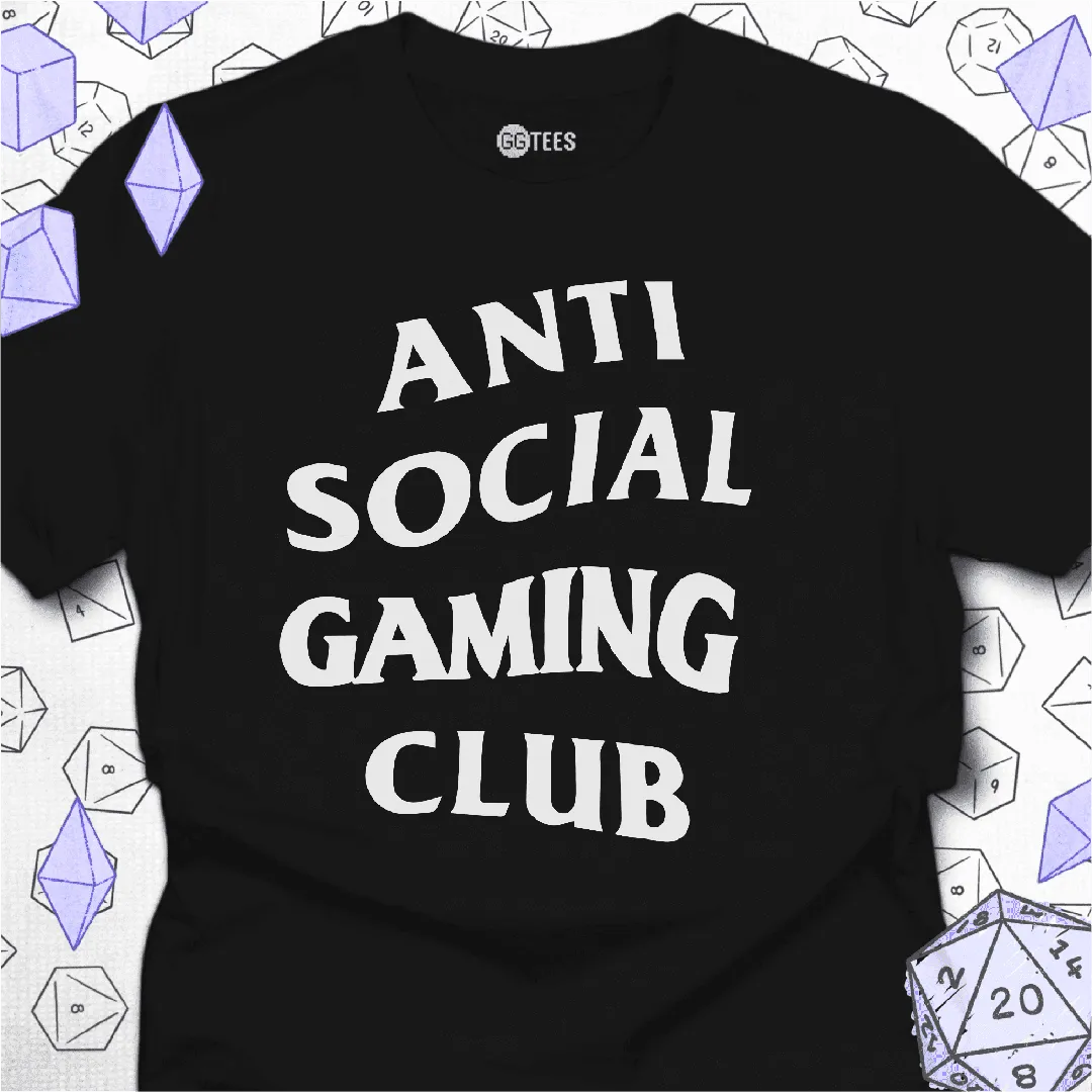 Anti Social Gaming Club T-Shirt - GG Tees