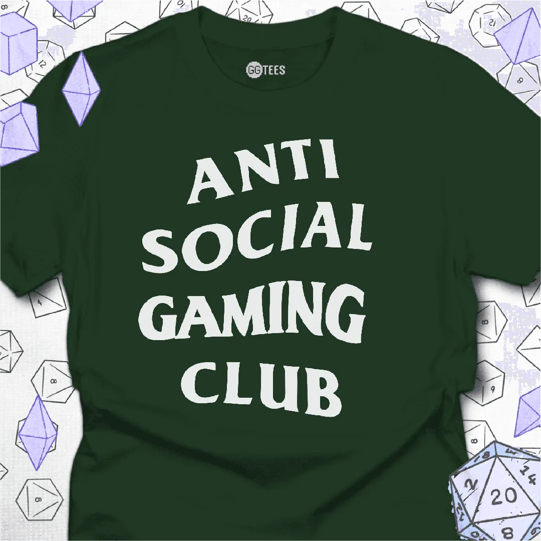Anti Social Gaming Club T-Shirt - GG Tees
