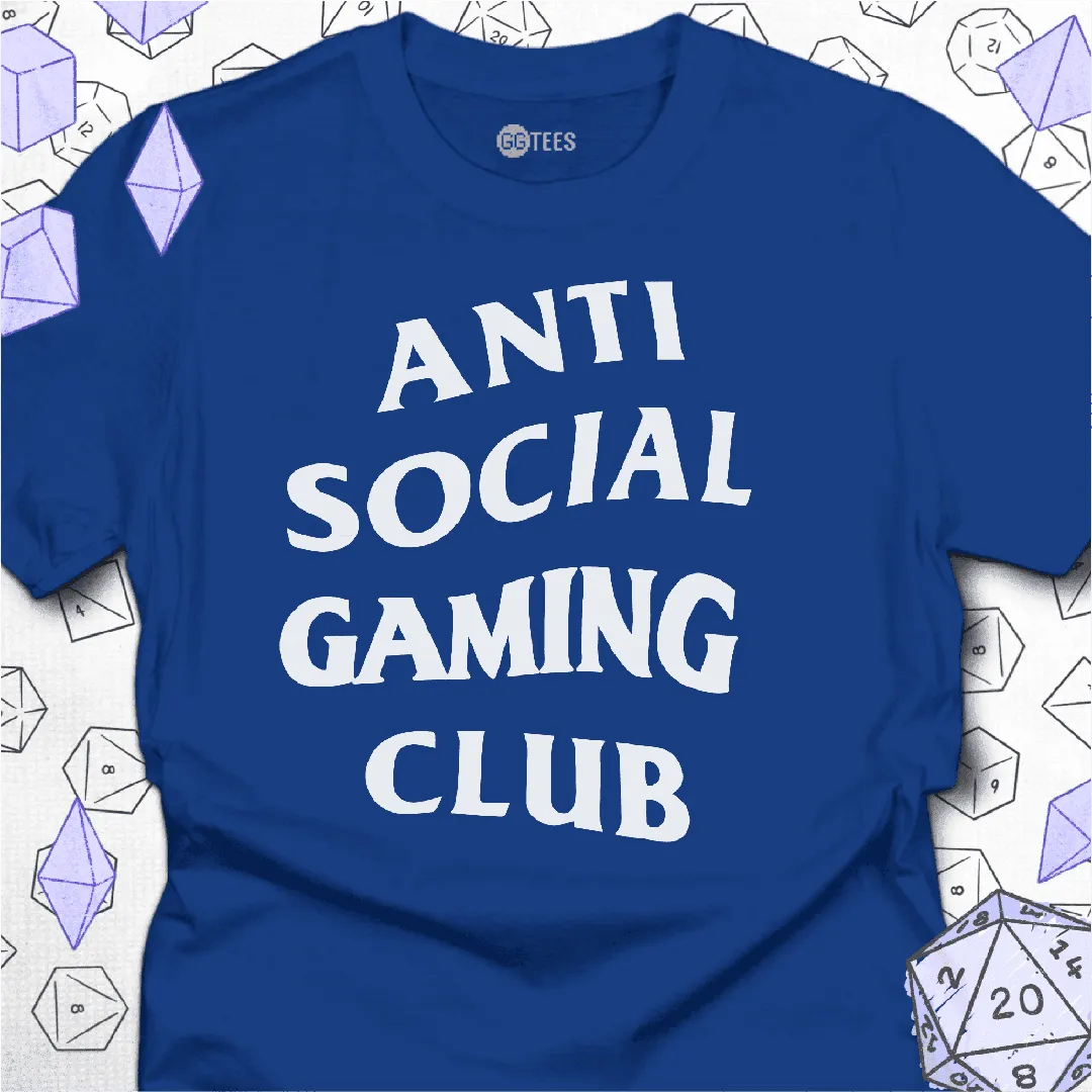 Anti Social Gaming Club T-Shirt - GG Tees