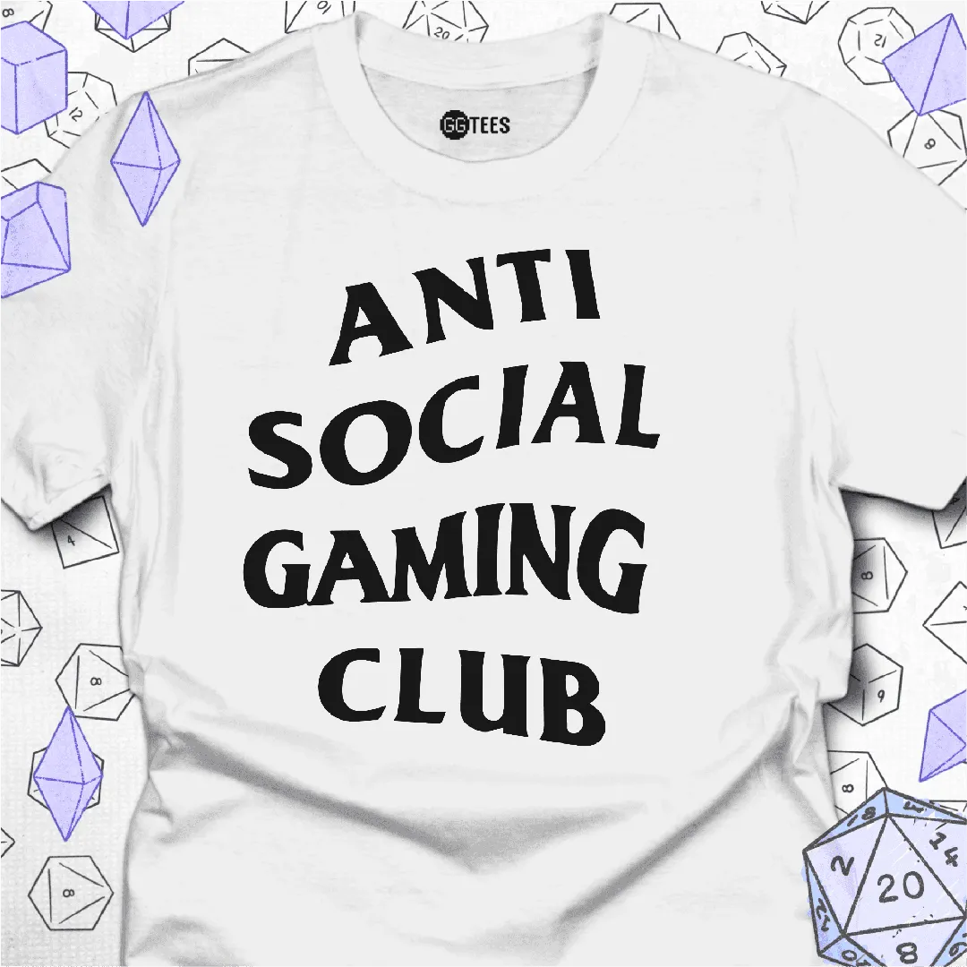 Anti Social Gaming Club T-Shirt - GG Tees