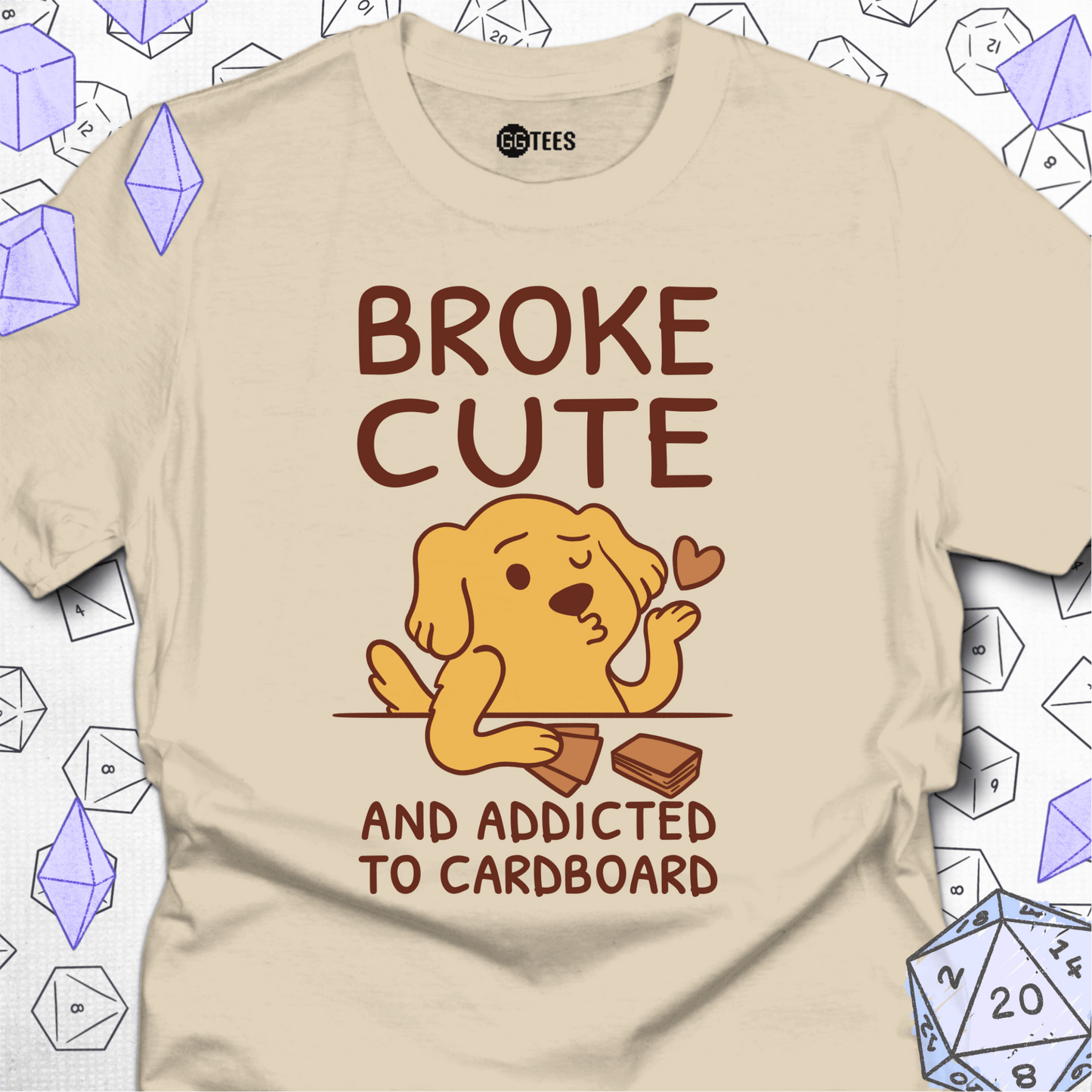 Broke Cute Addicted T-Shirt