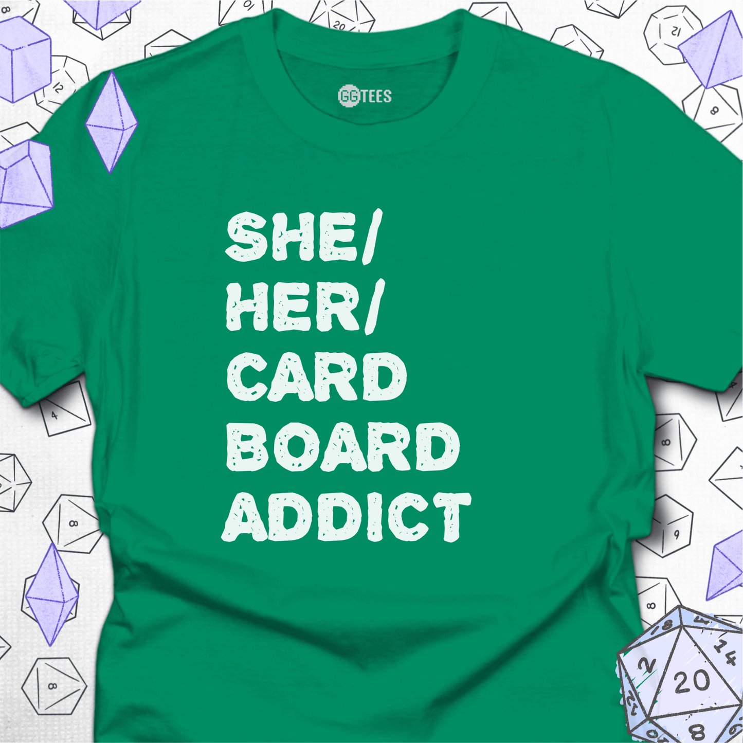 She Her Cardboard Addict T-Shirt