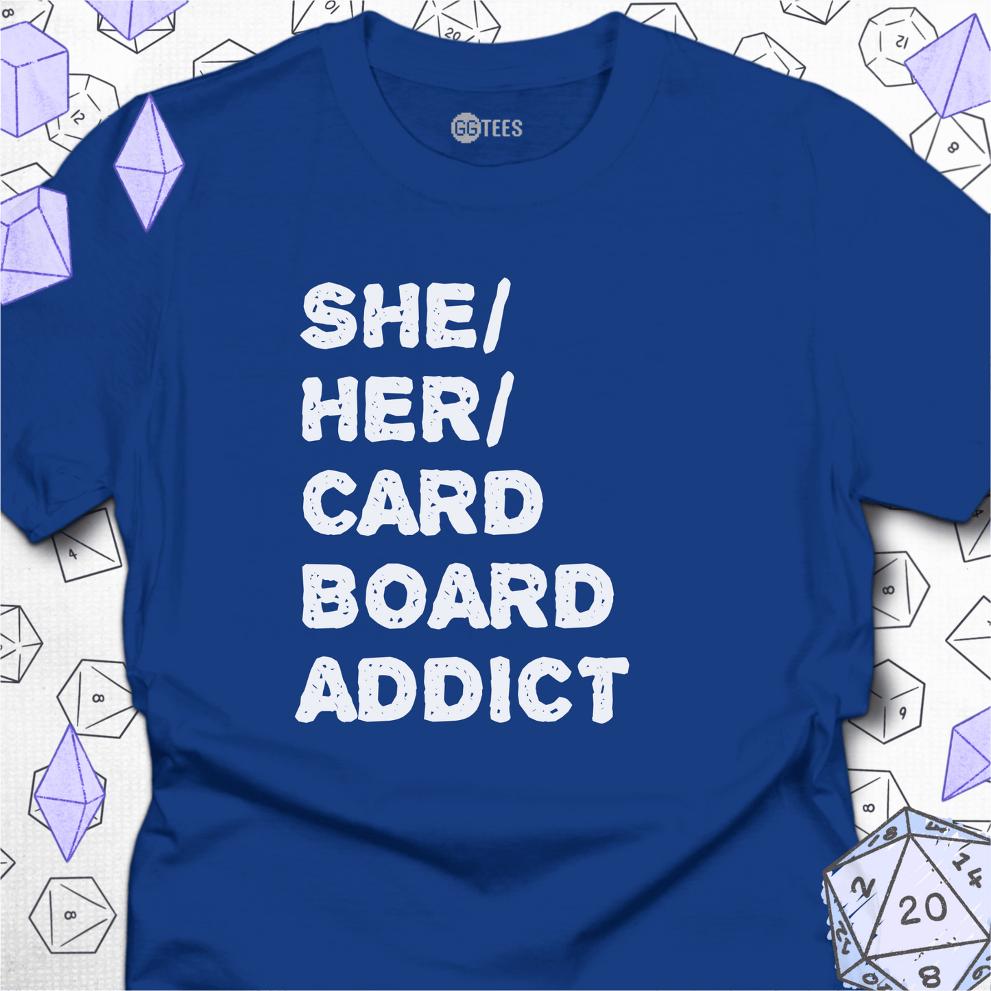 She Her Cardboard Addict T-Shirt