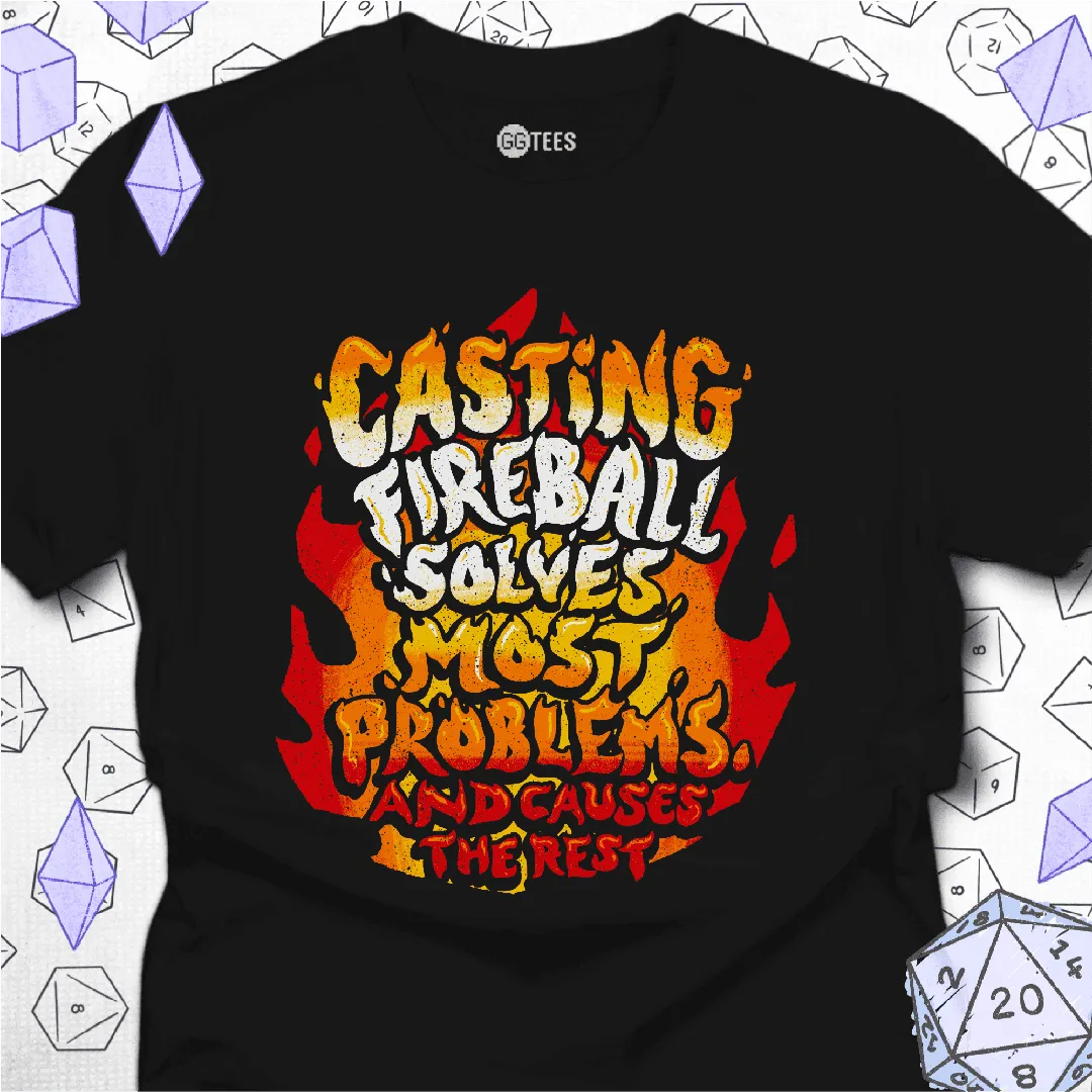 Casting Fireball T-Shirt - GG Tees