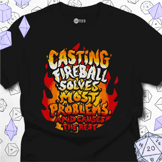 Casting Fireball T-Shirt - GG Tees