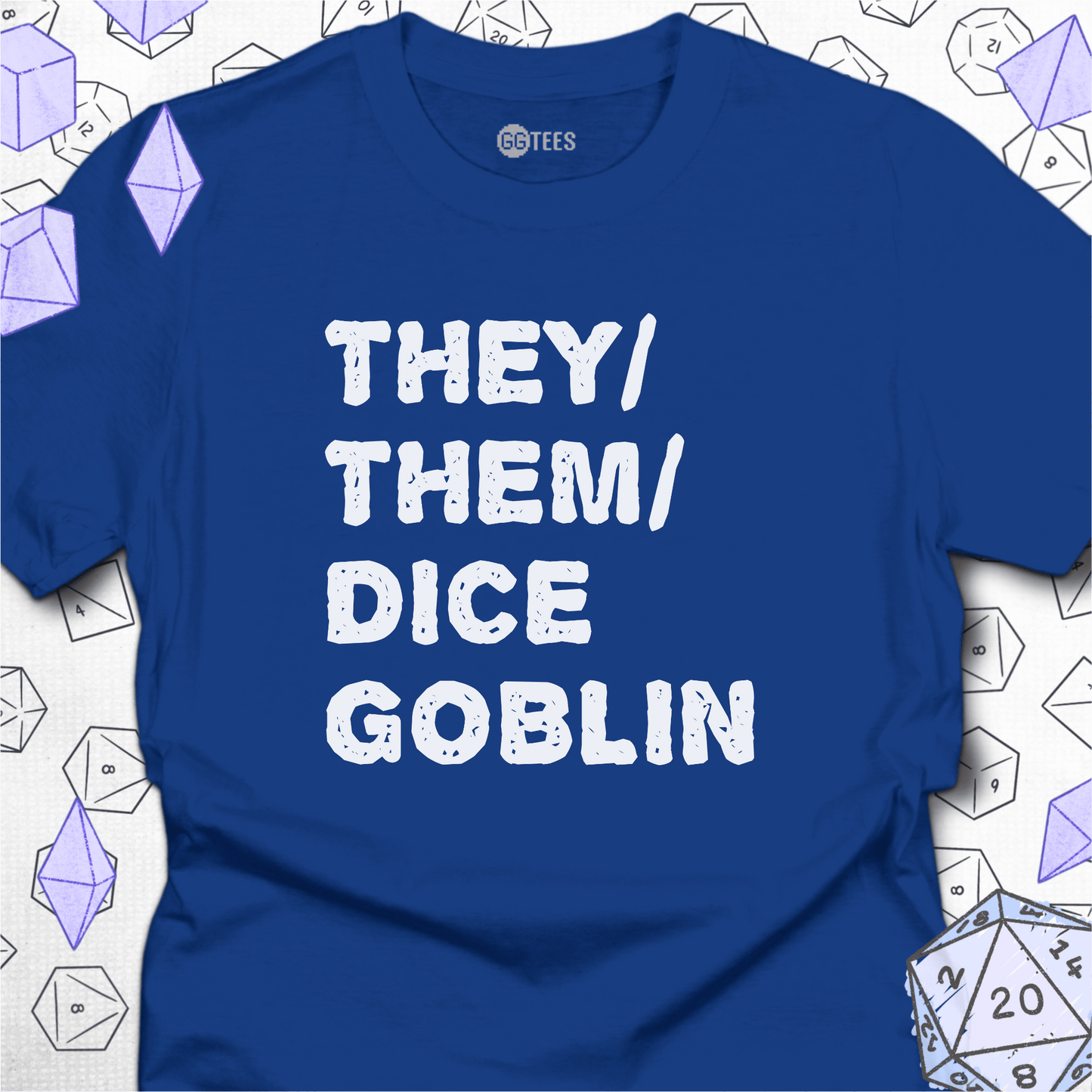 They Them Dice Goblin T-Shirt
