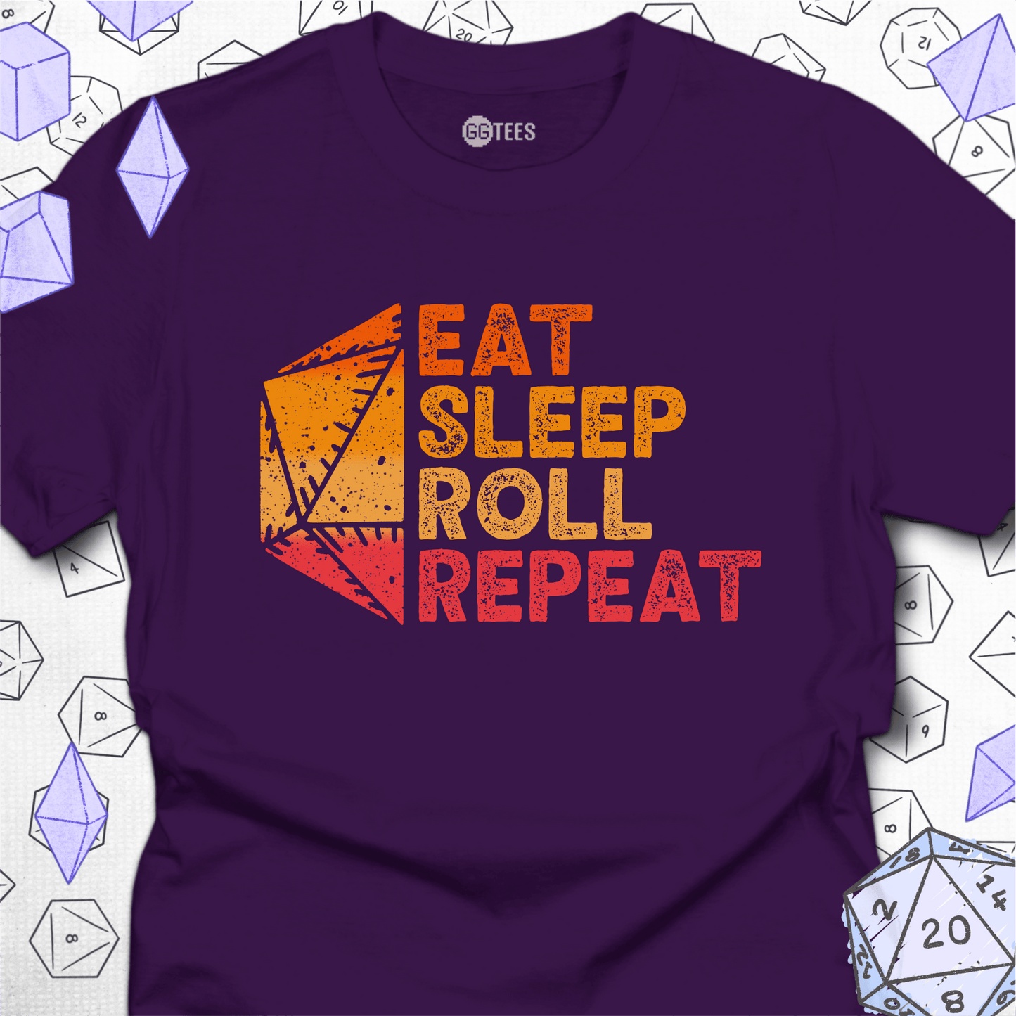 Eat Sleep Roll Repeat T-Shirt