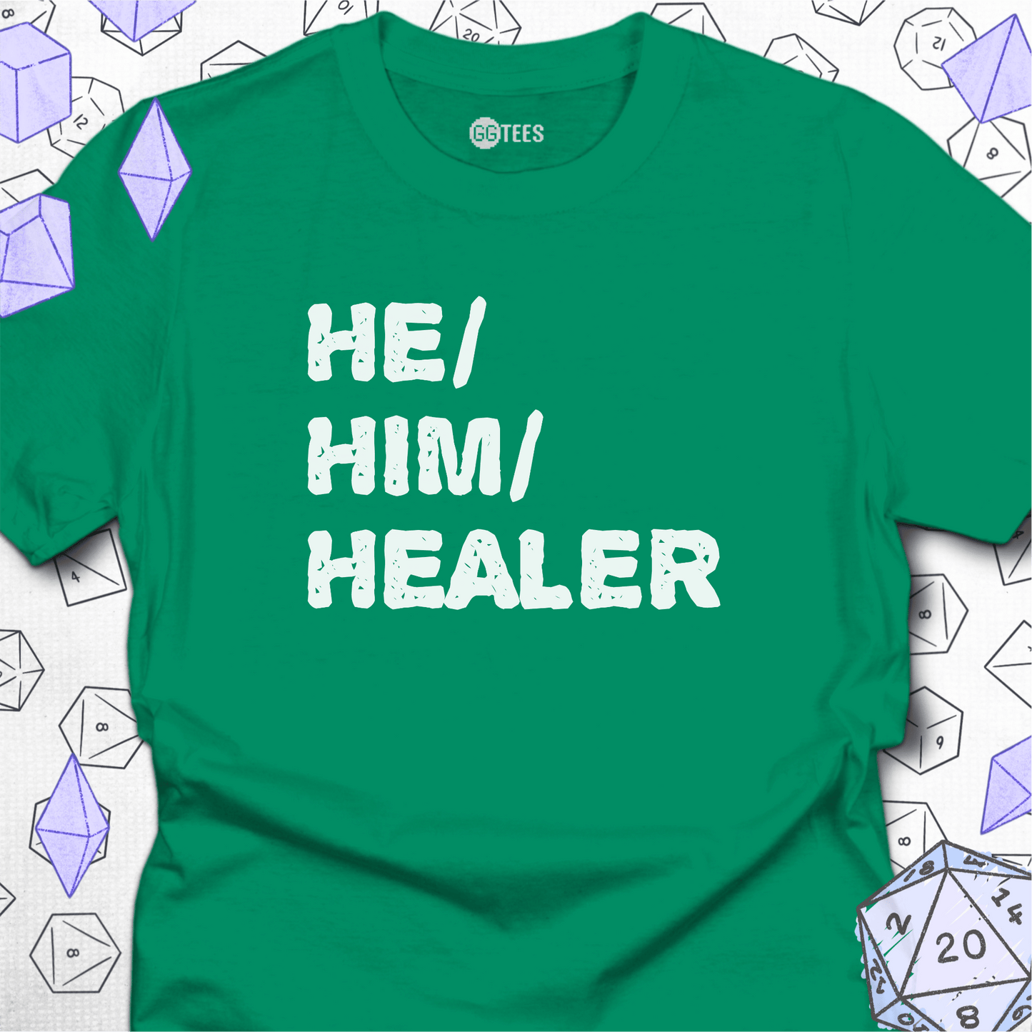 He Him Healer T-Shirt