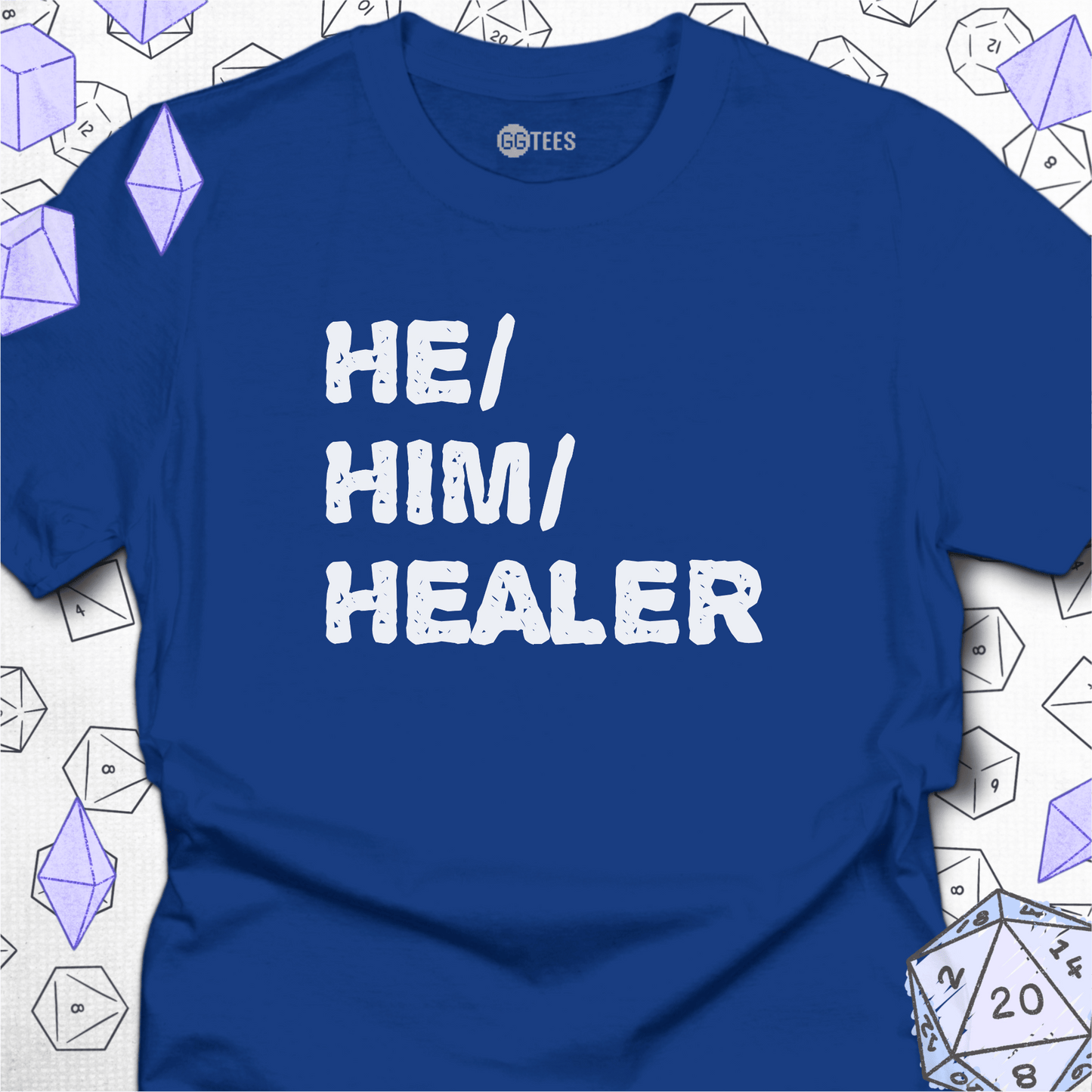 He Him Healer T-Shirt