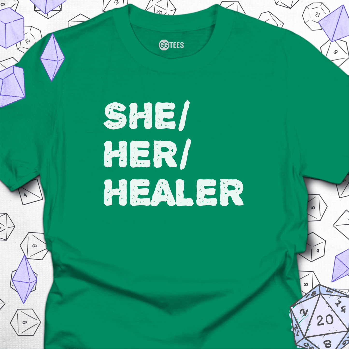 She Her Healer T-Shirt