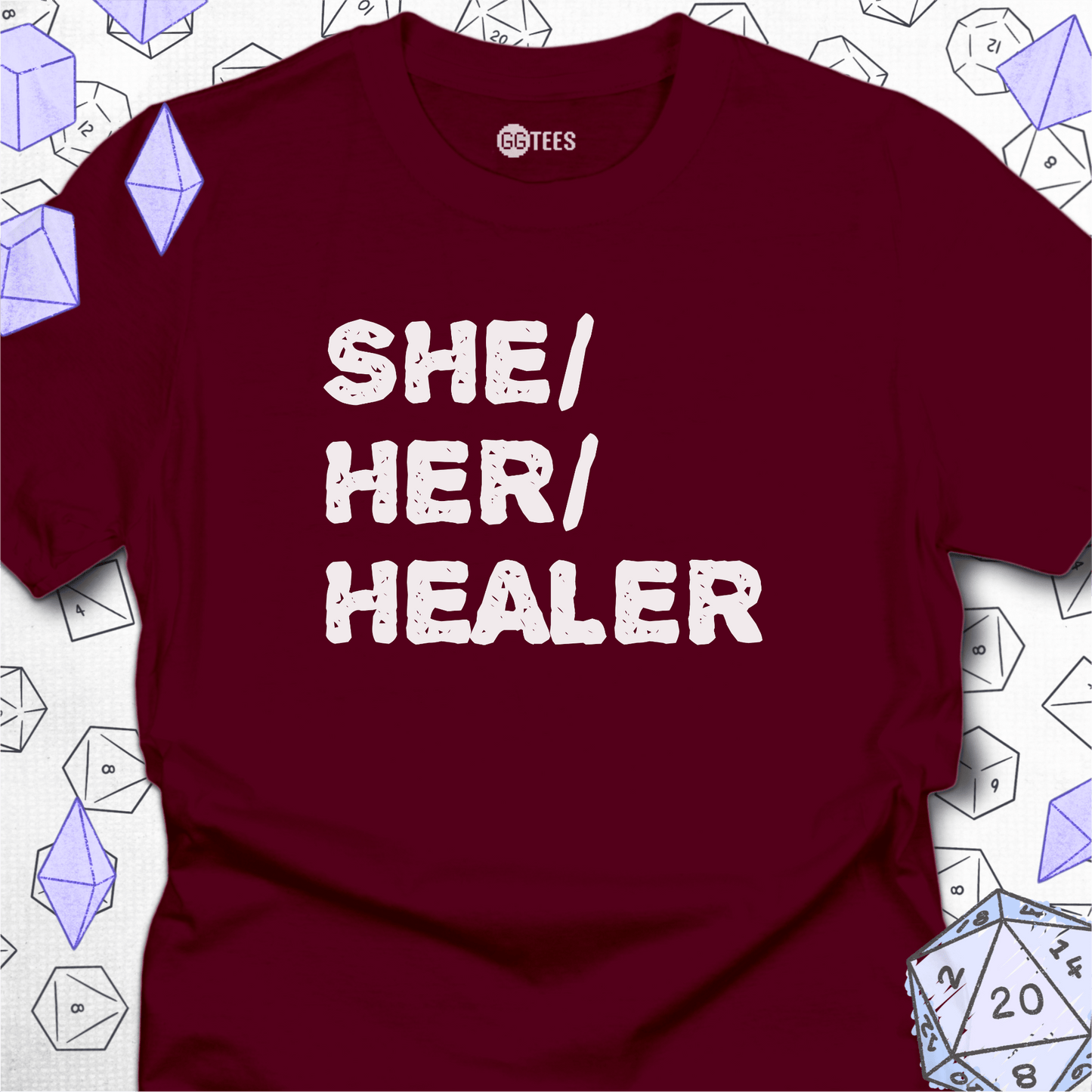 She Her Healer T-Shirt