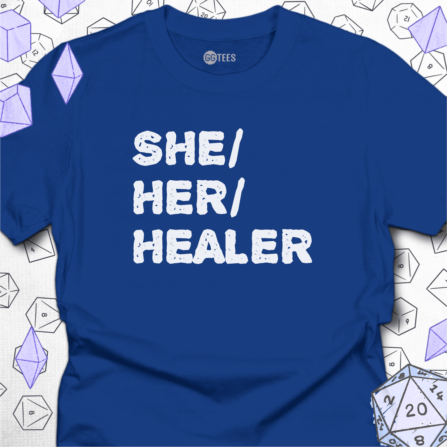 She Her Healer T-Shirt