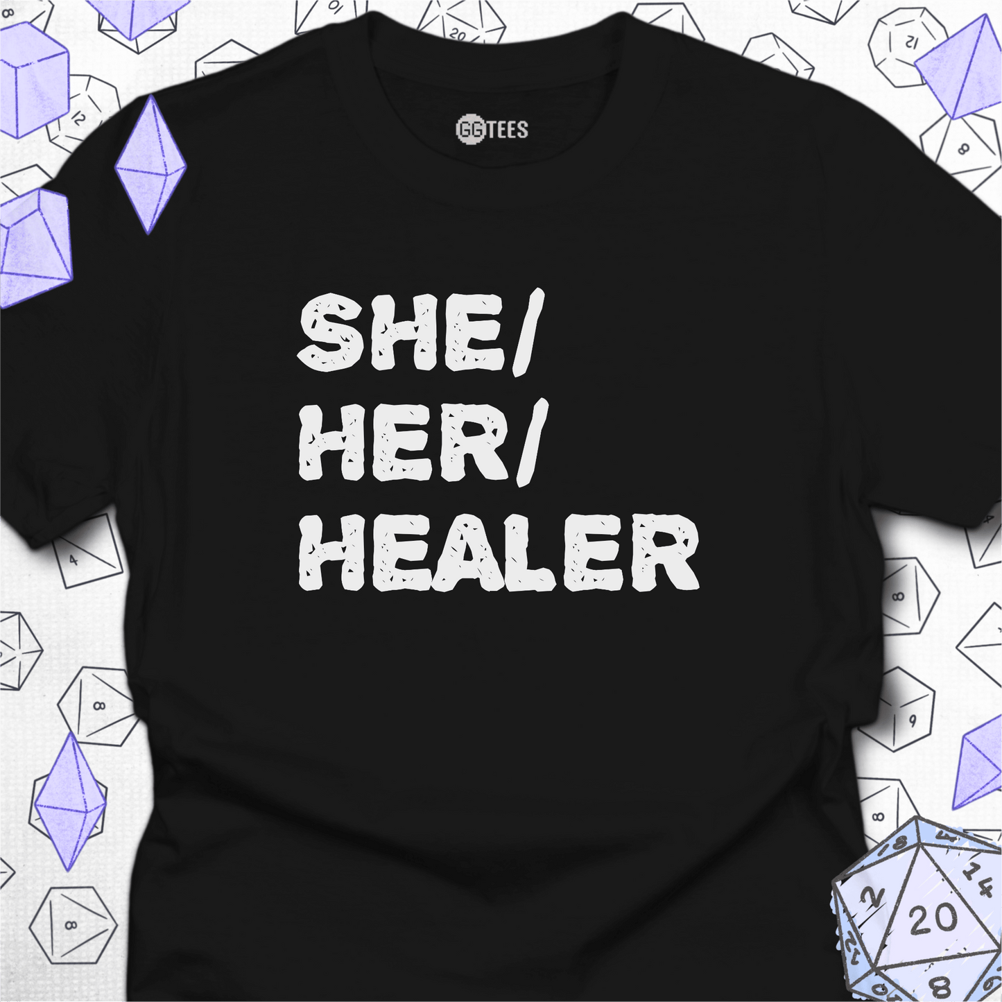 She Her Healer T-Shirt