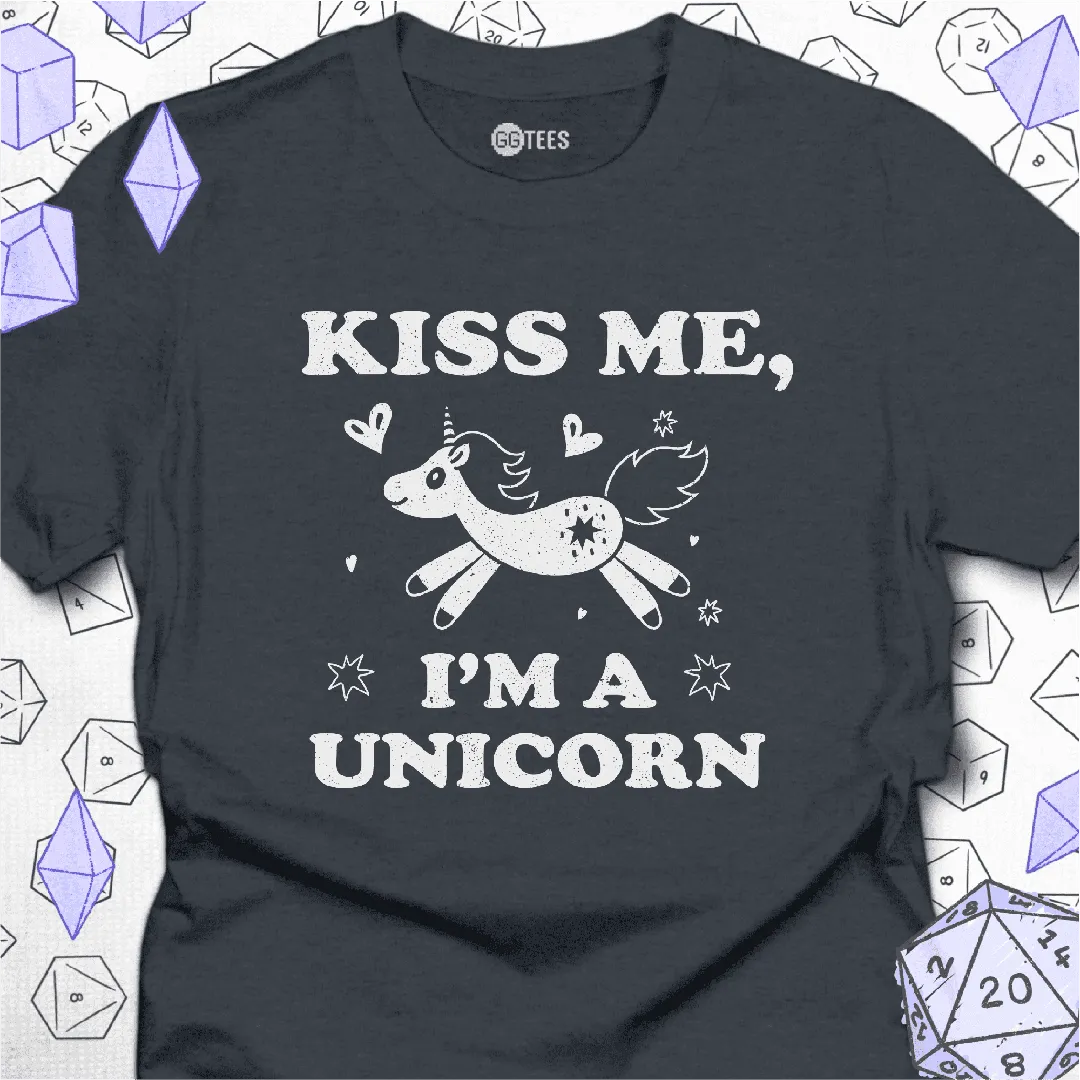 Kiss Me I'm a Unicorn T-Shirt - GG Tees