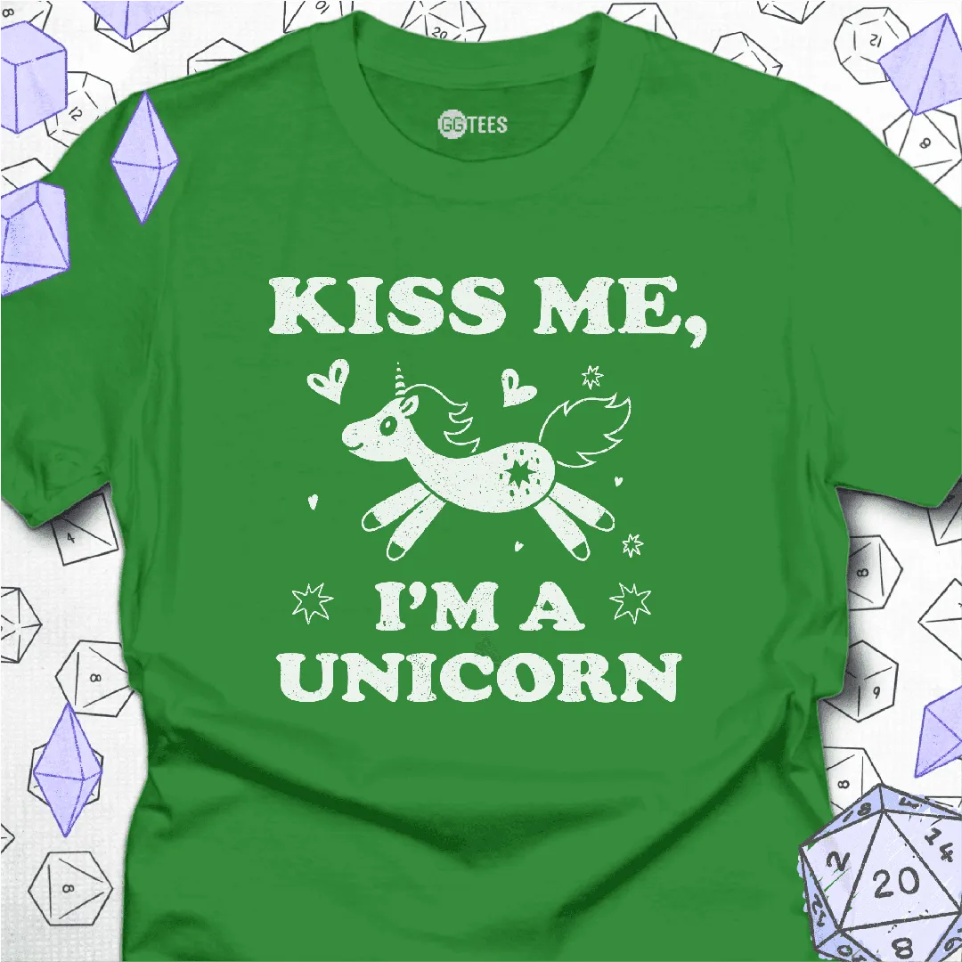 Kiss Me I'm a Unicorn T-Shirt - GG Tees