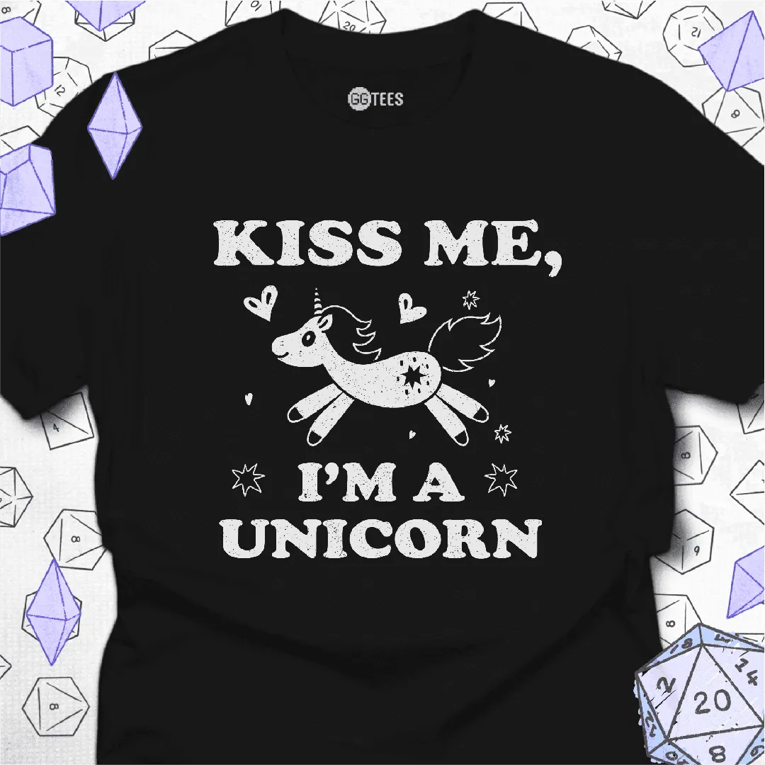Kiss Me I'm a Unicorn T-Shirt - GG Tees
