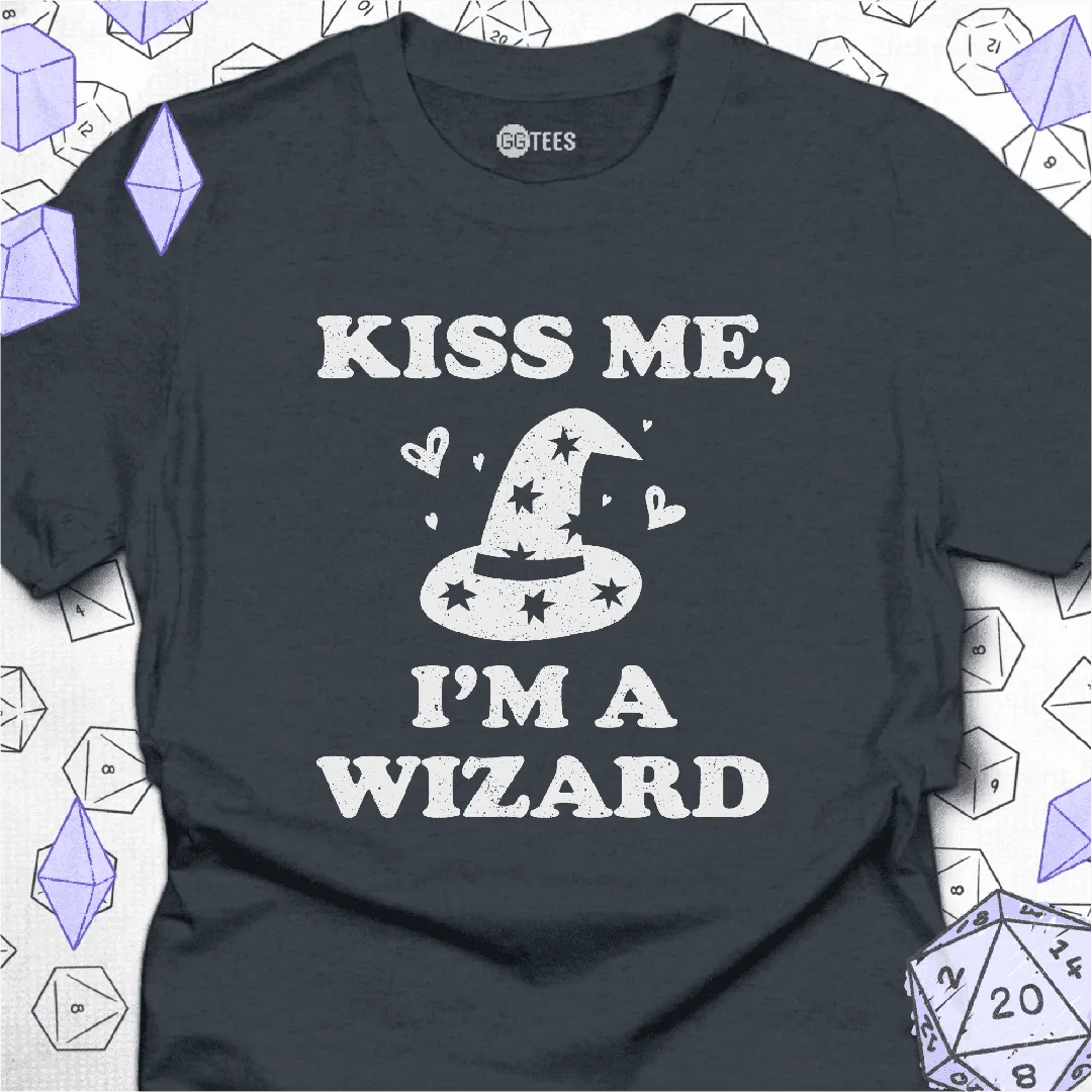 Kiss Me I'm a Wizard T-Shirt - GG Tees