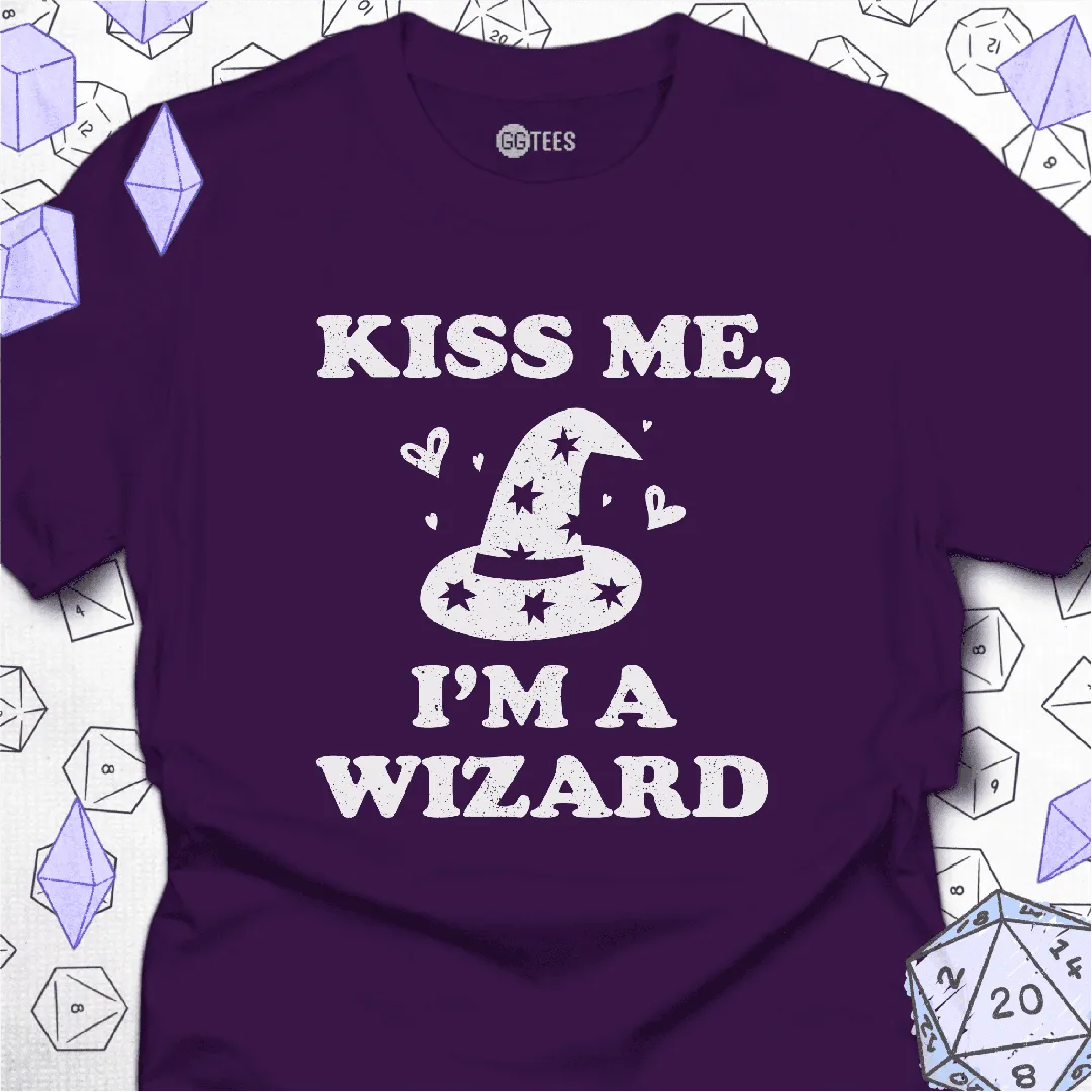 Kiss Me I'm a Wizard T-Shirt - GG Tees