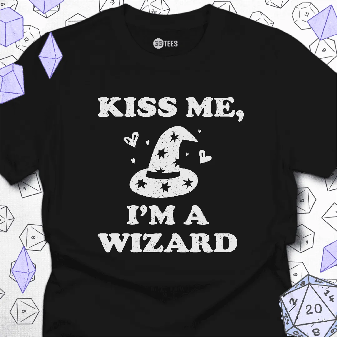 Kiss Me I'm a Wizard T-Shirt - GG Tees