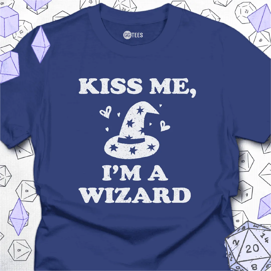 Kiss Me I'm a Wizard T-Shirt - GG Tees